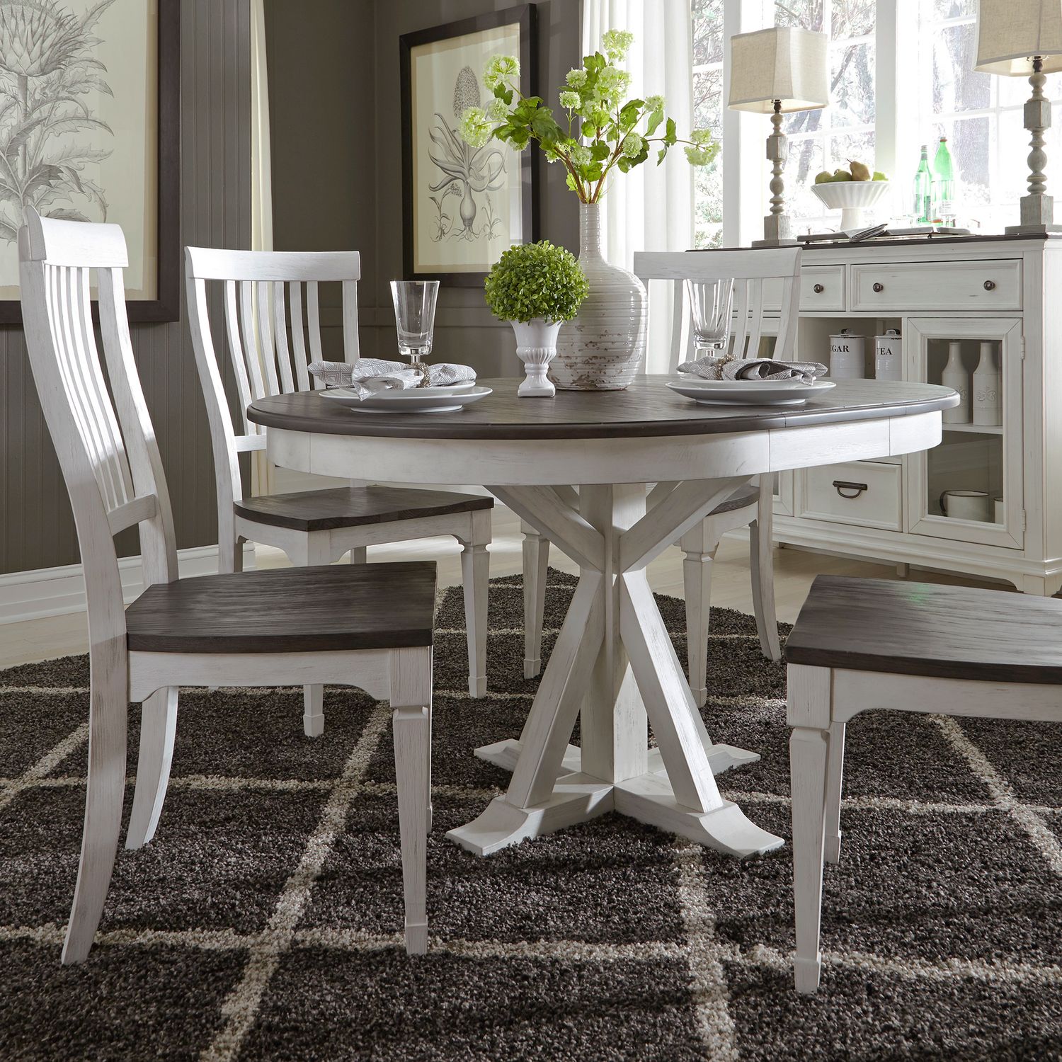 Single Pedestal Table Base