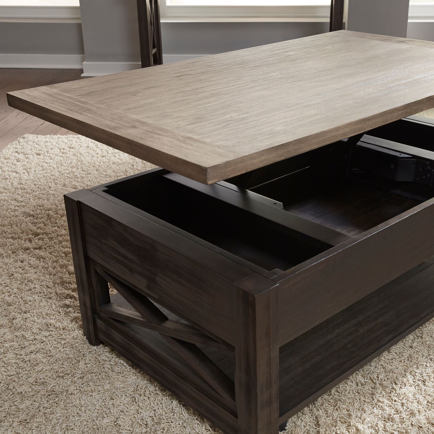 Lift Top Cocktail Table