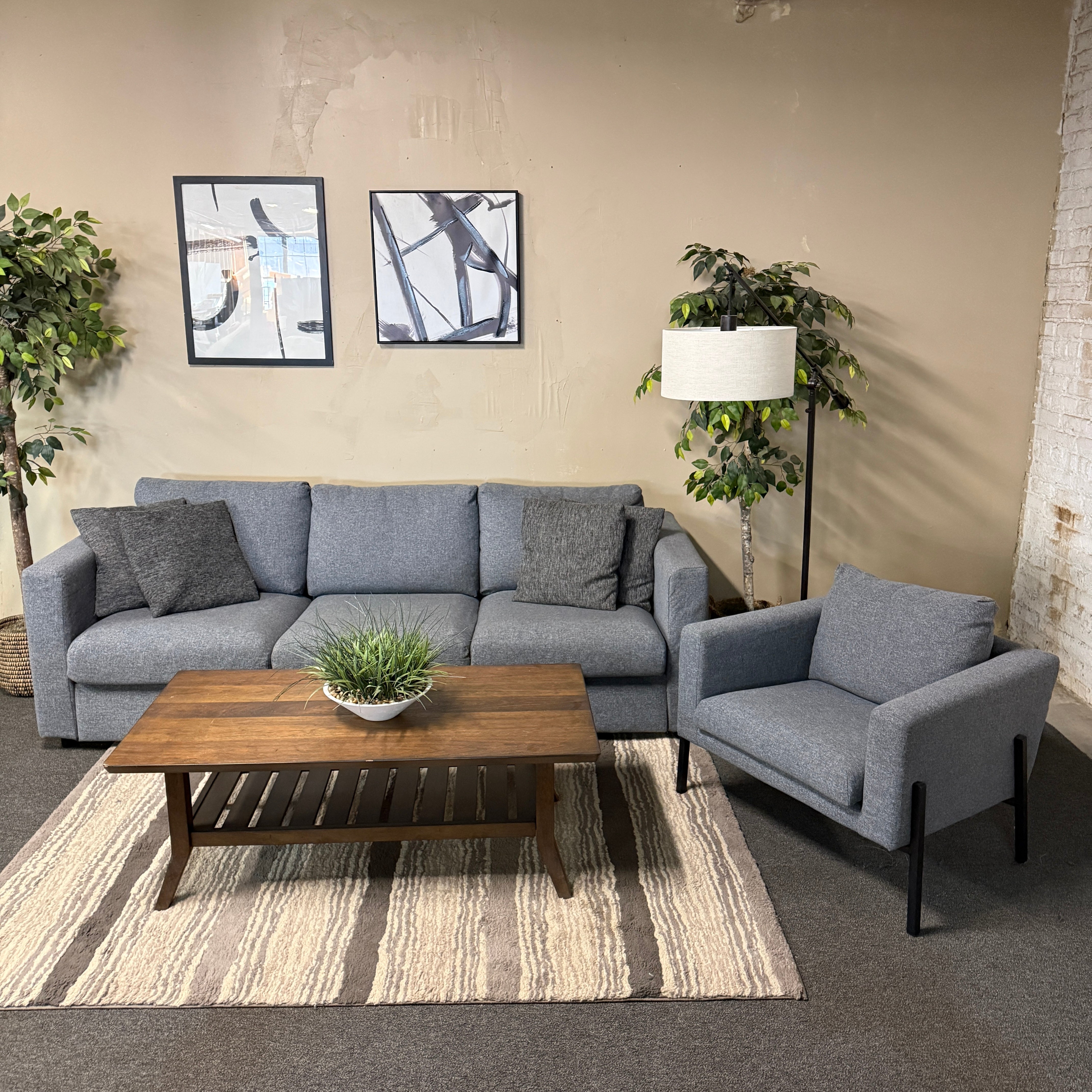 MCM Sofa and Chair Set