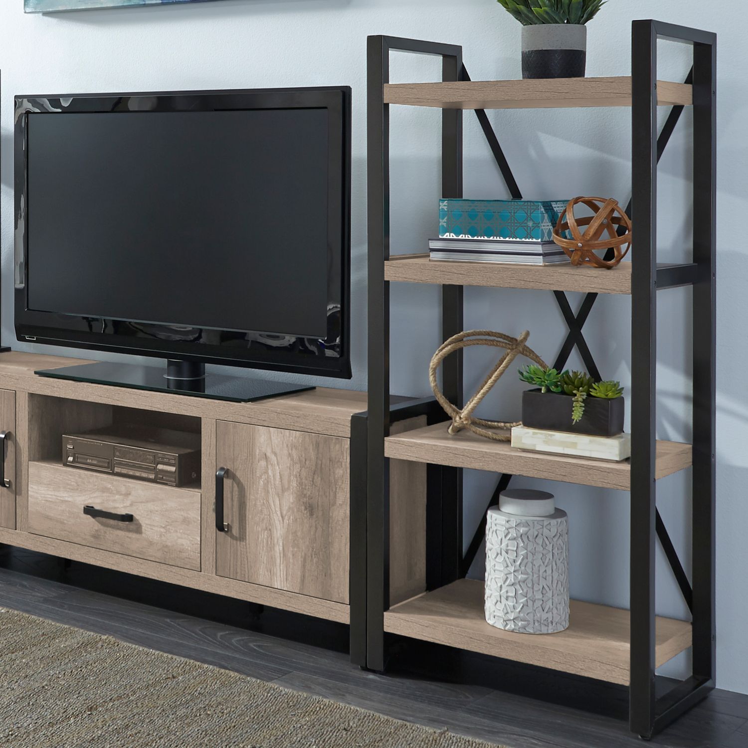 Pier Unit with Faux Metal