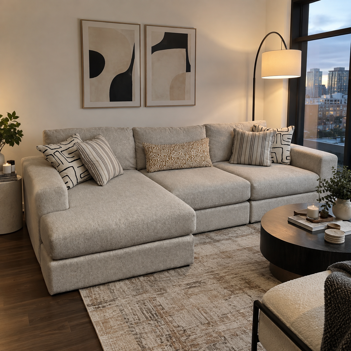 Mason Modular Sectional with LAF Chaise