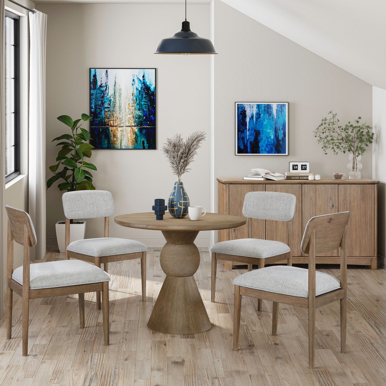 5 Piece Round Table Set