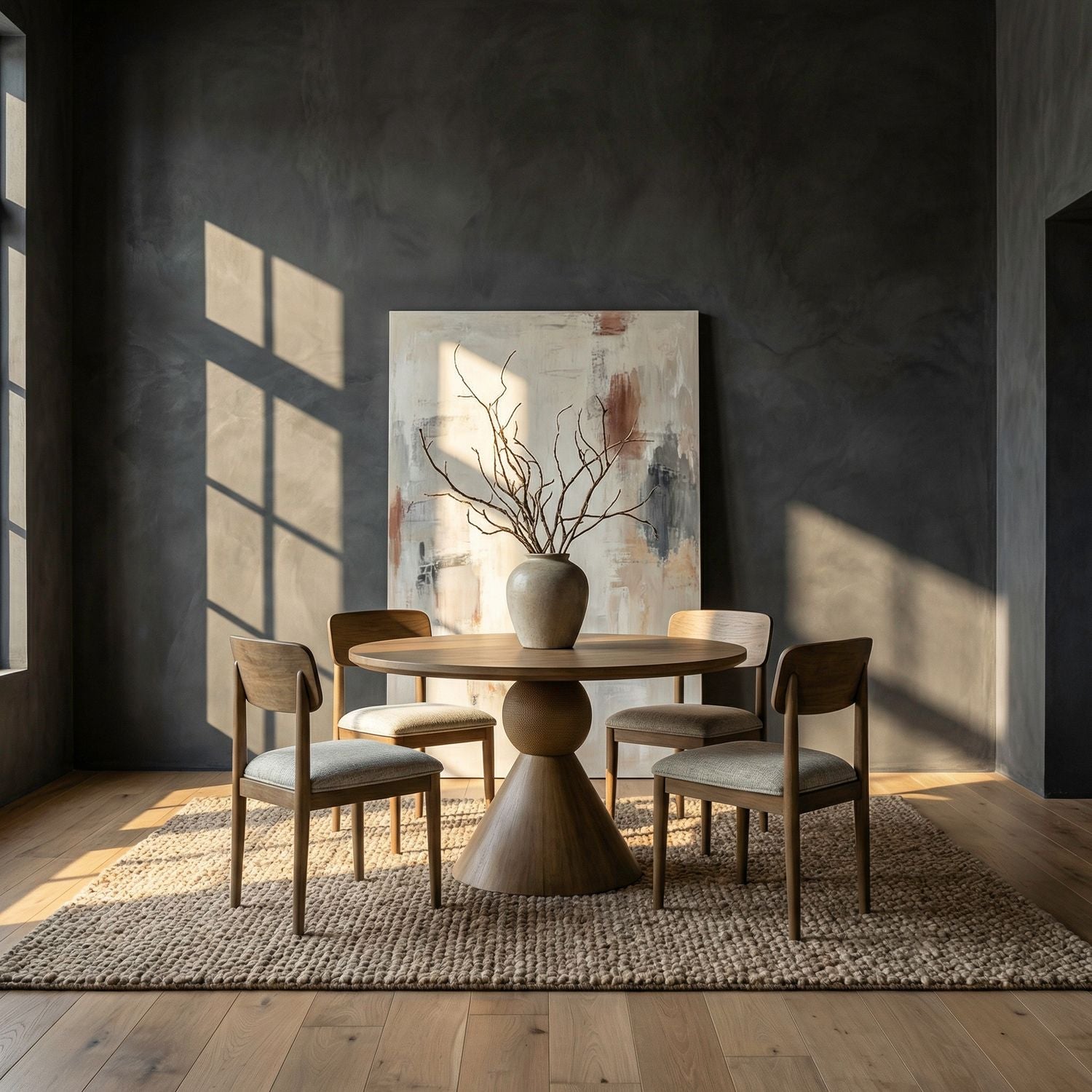 Opt 5 Piece Pedestal Table Set