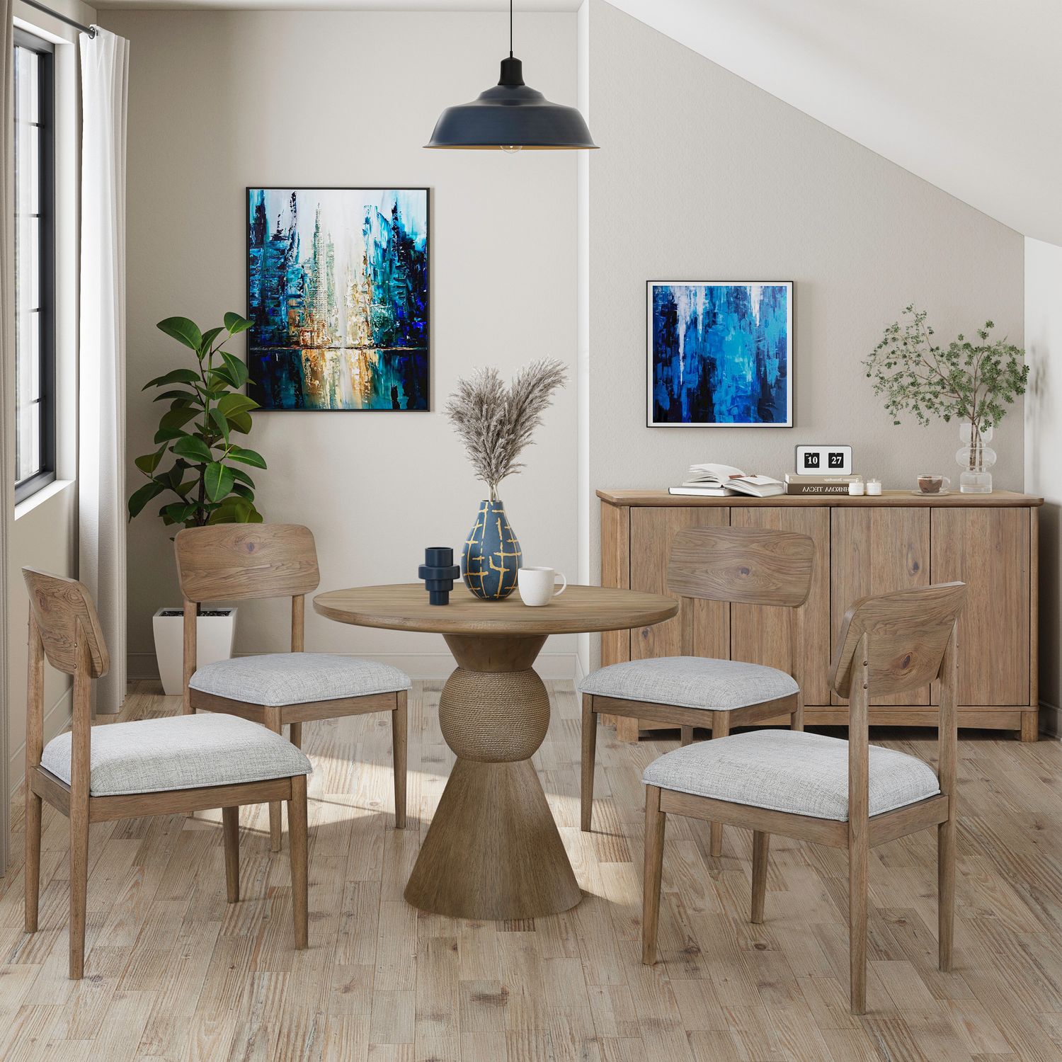 Opt 5 Piece Round Table Set