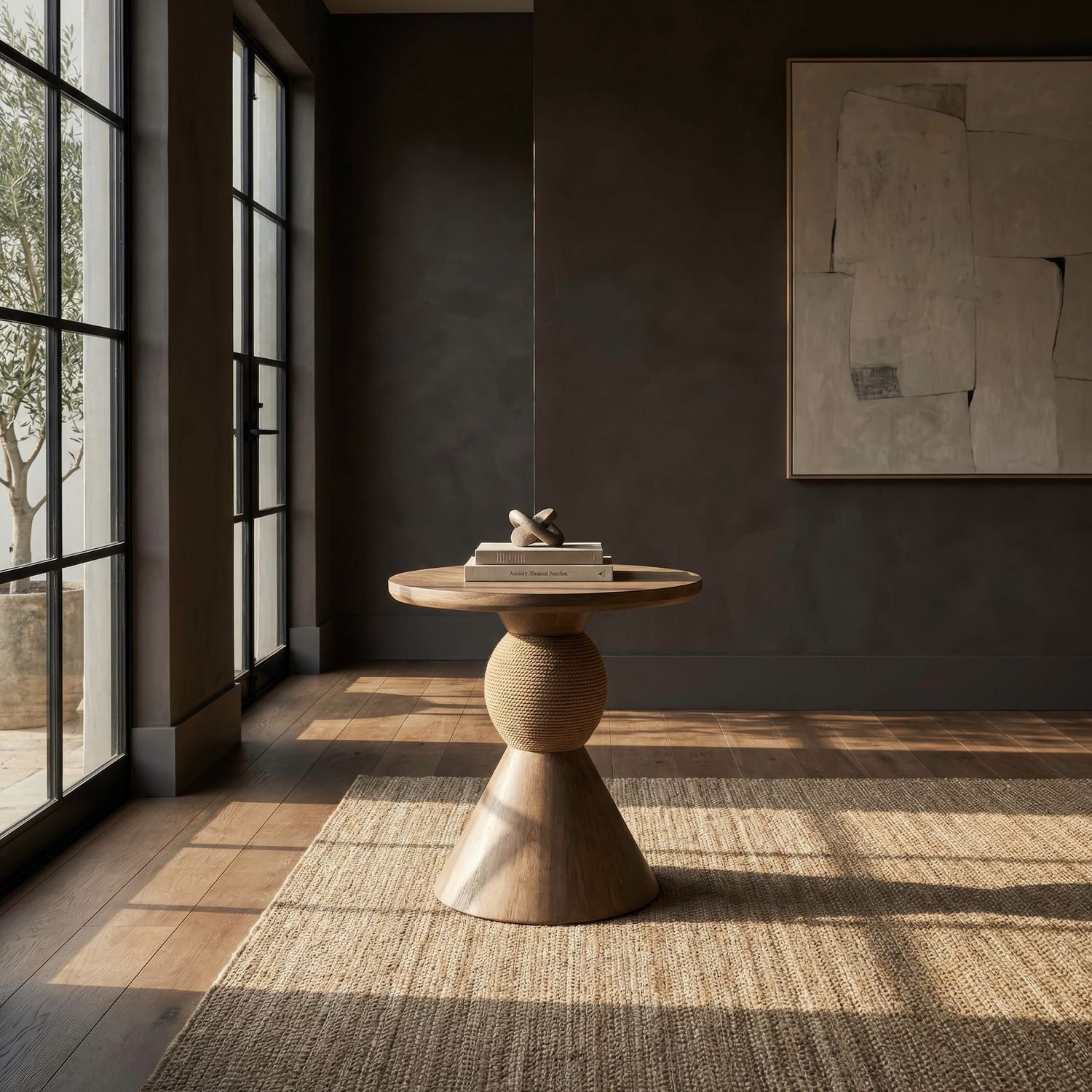 Round End Table Base