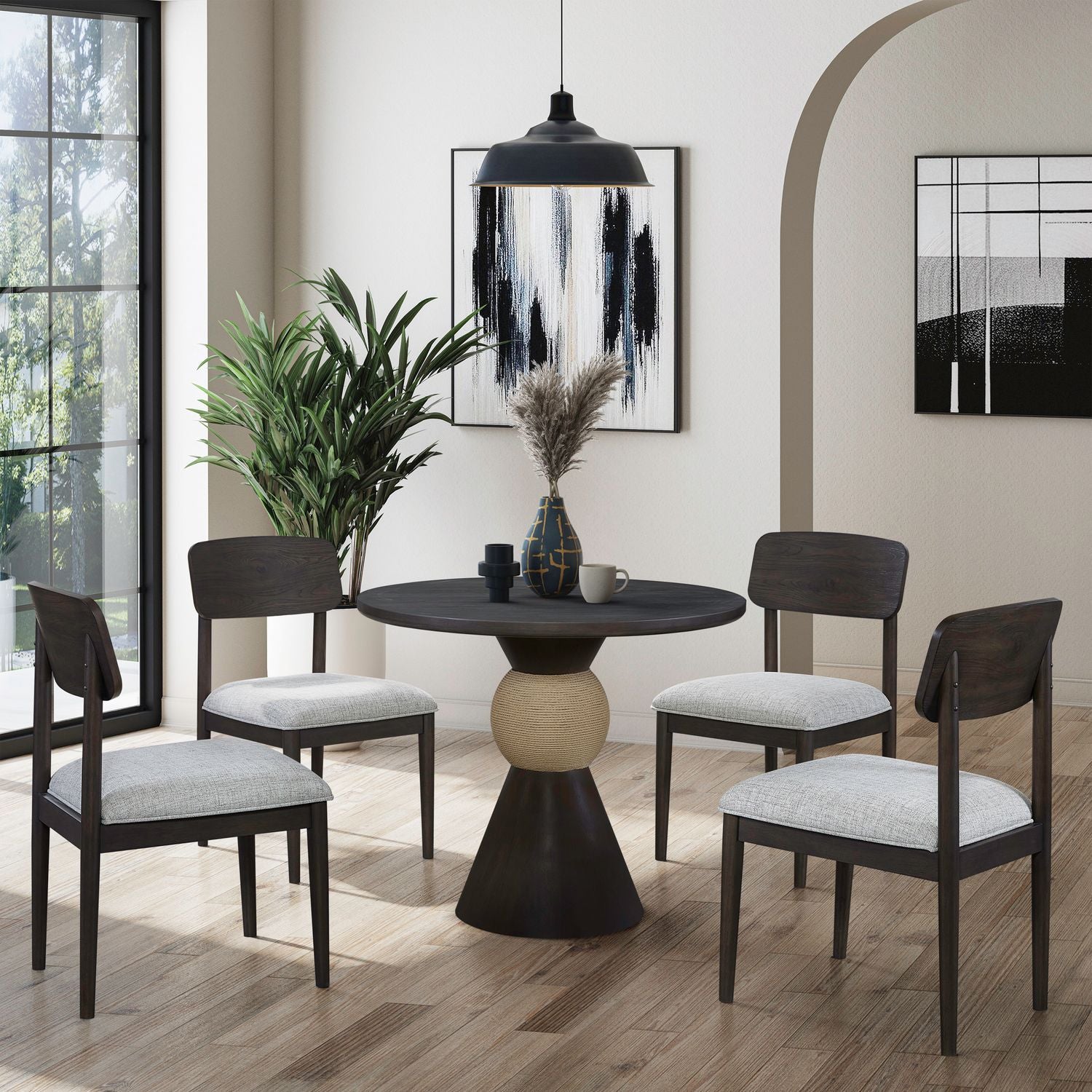 Opt 5 Piece Round Table Set