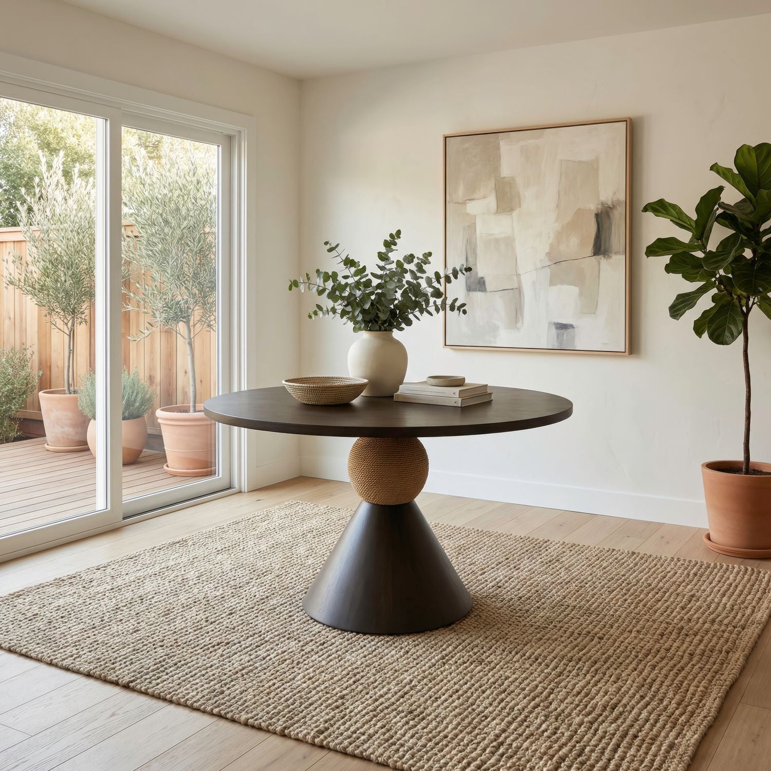 Pedestal Table Set