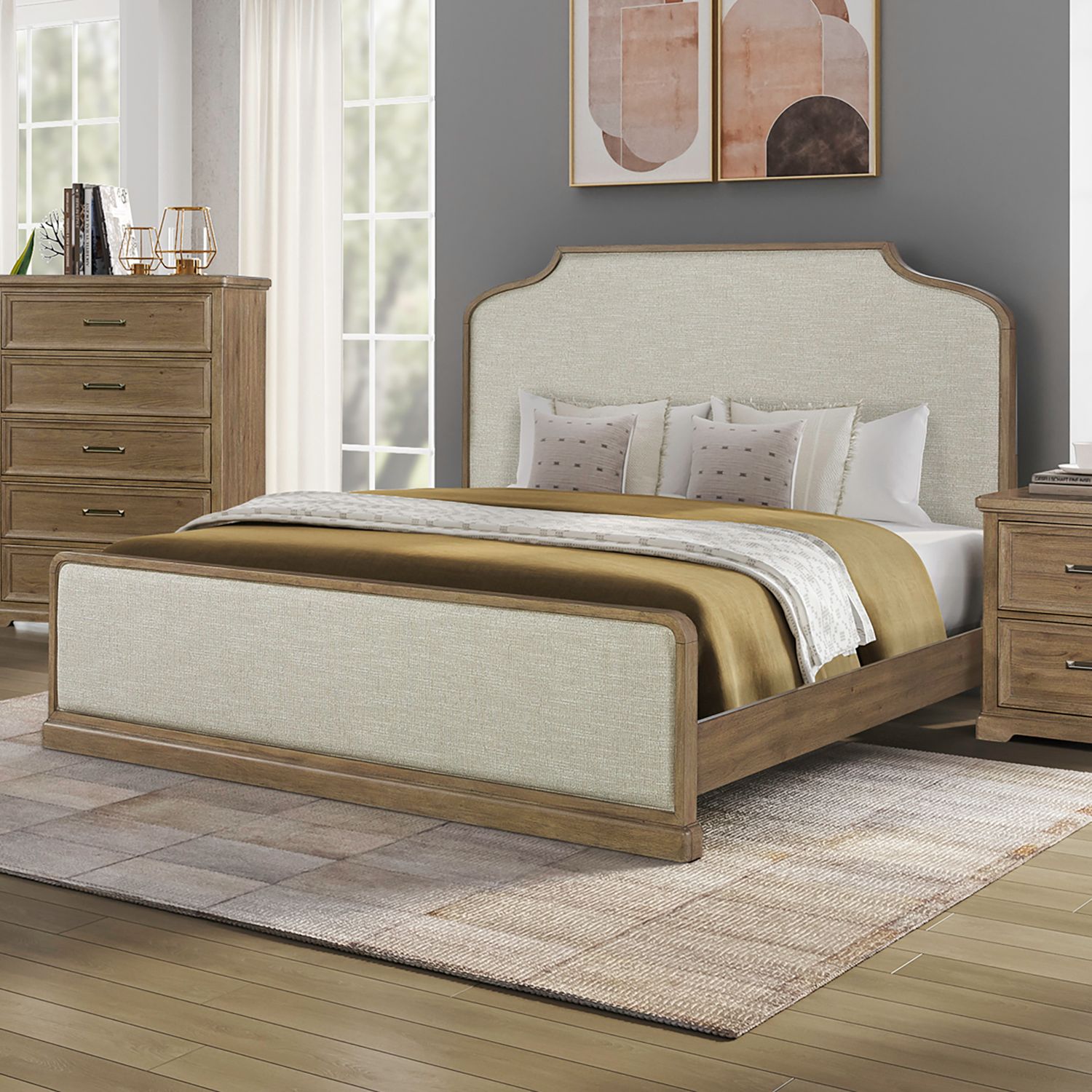 King California Uph Bed
