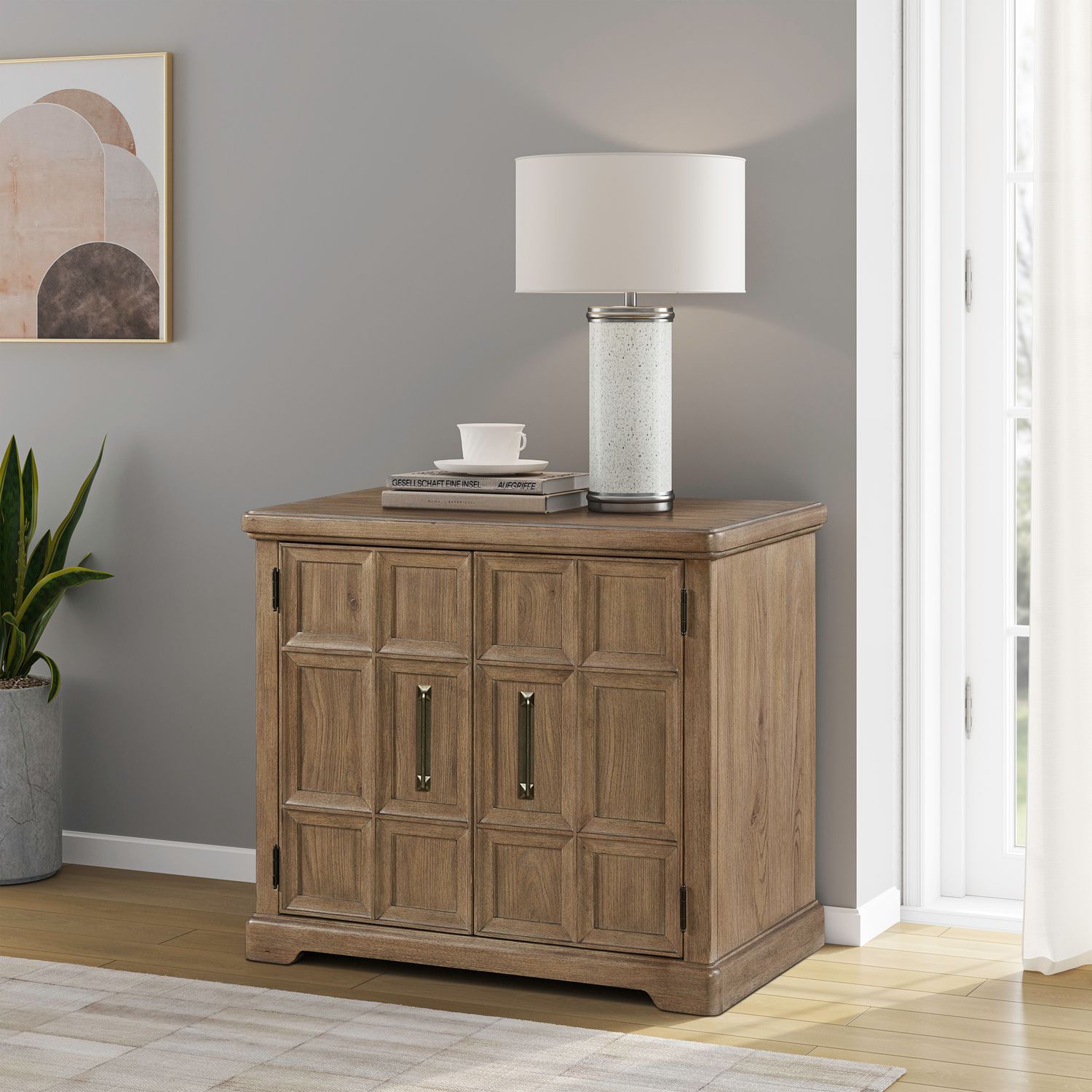 Bedside Chest w/ Charging Station