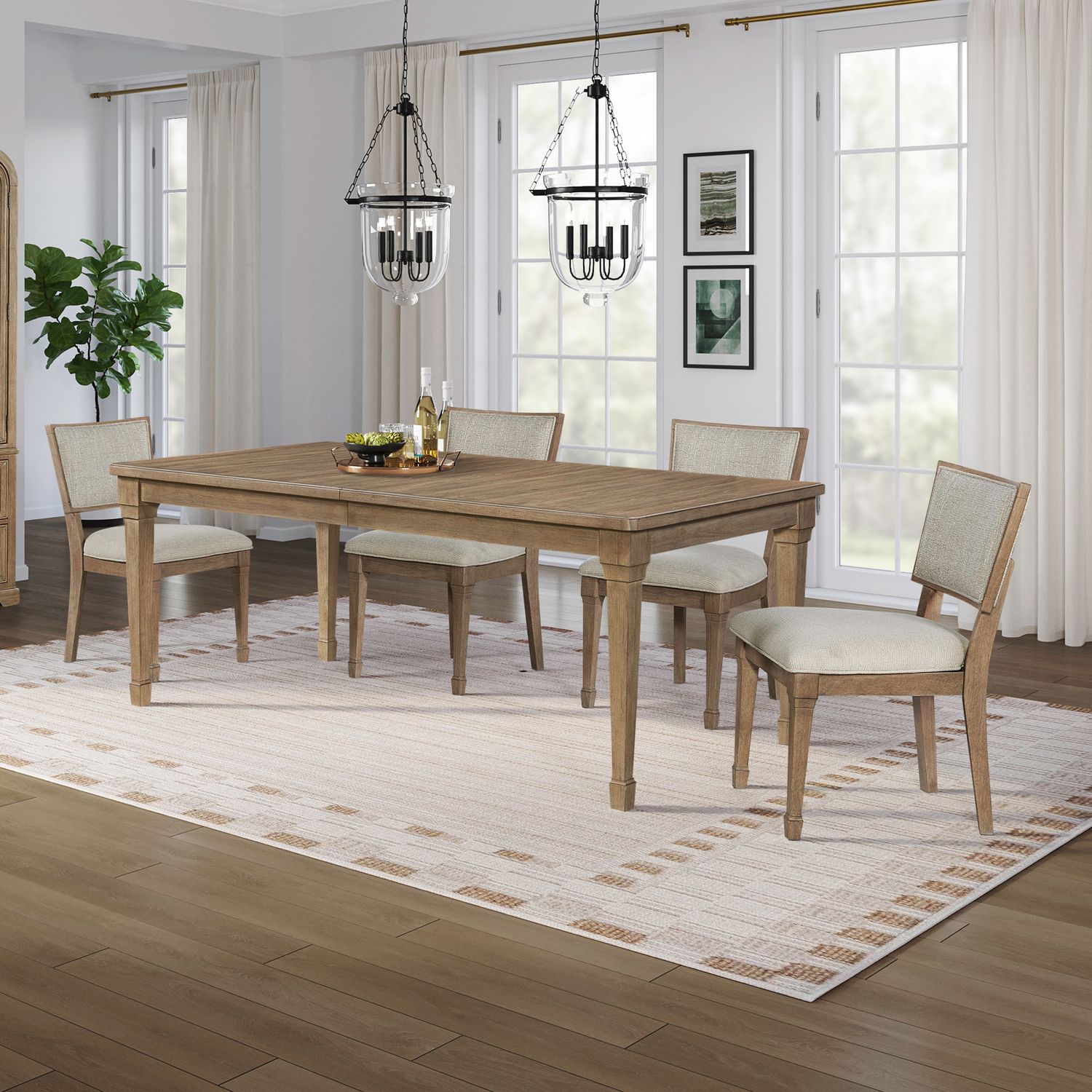 Opt 5 Piece Rectangular Table Set