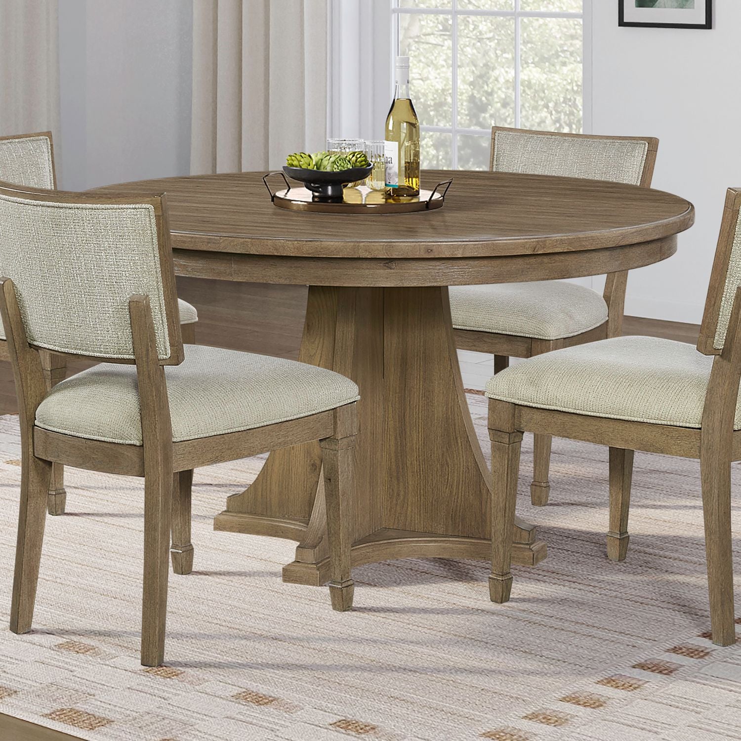 Pedestal Table Set