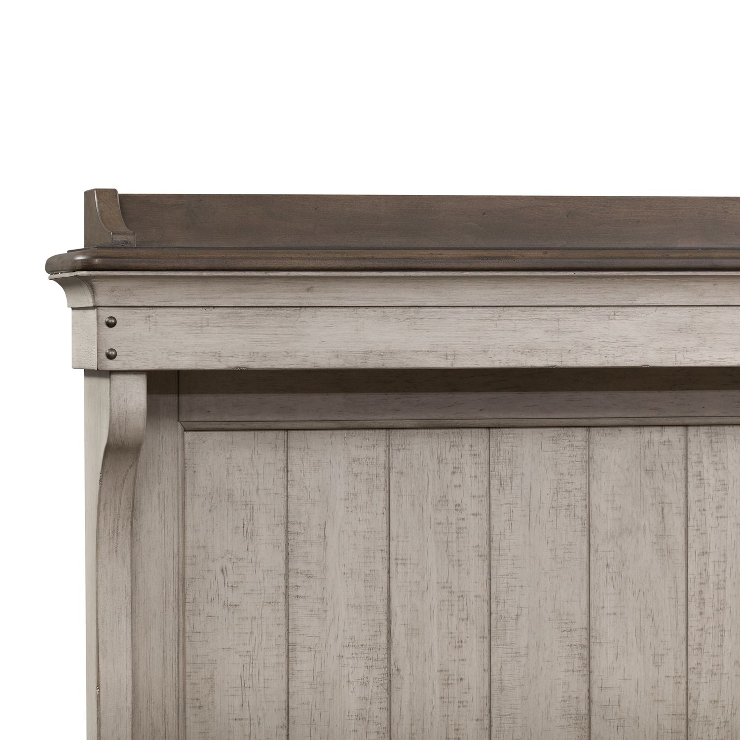 Queen Mantle Storage Bed