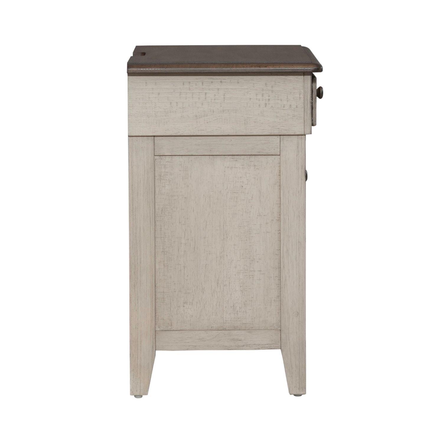 3 Drawer Night Stand w/ Charging Station