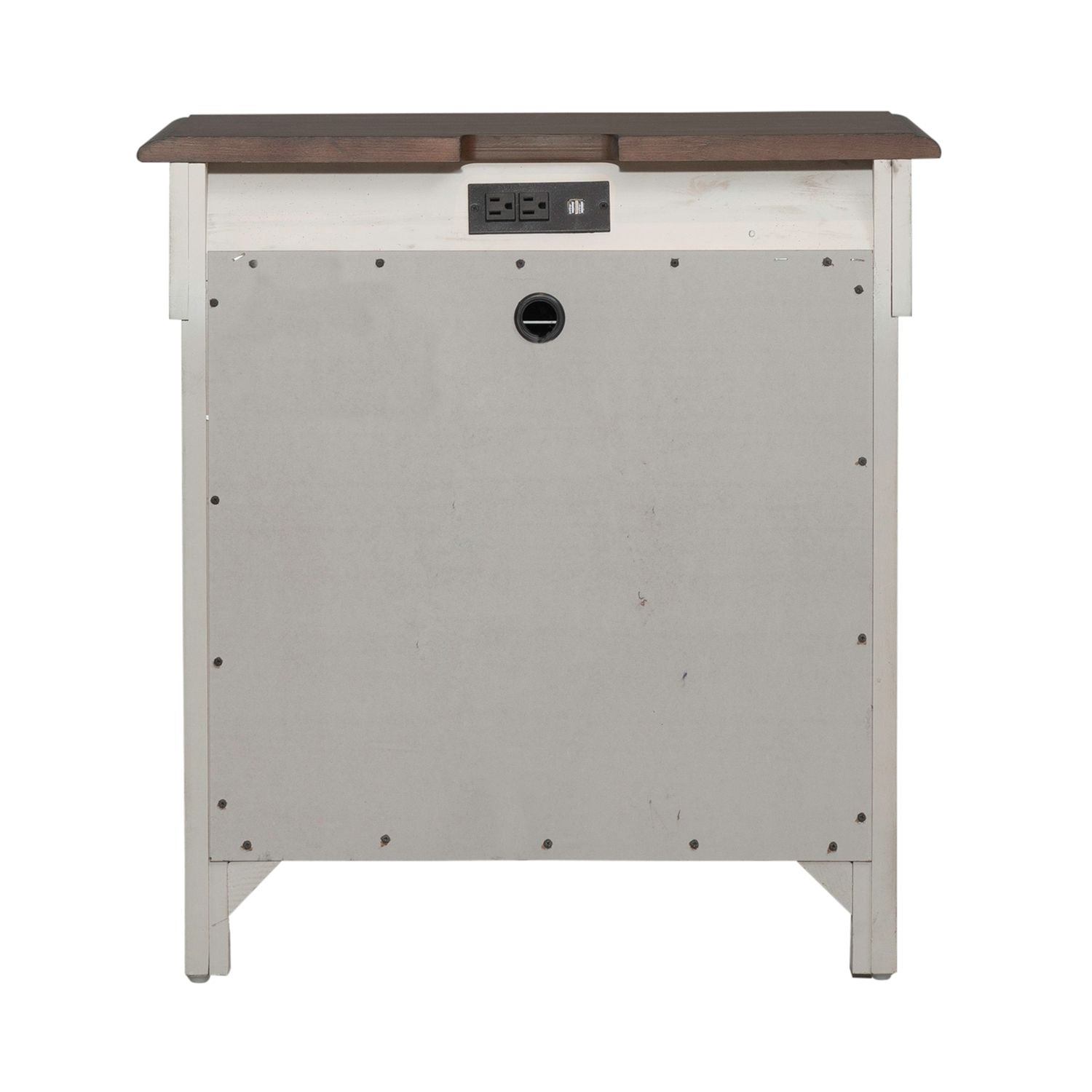 3 Drawer Night Stand w/ Charging Station