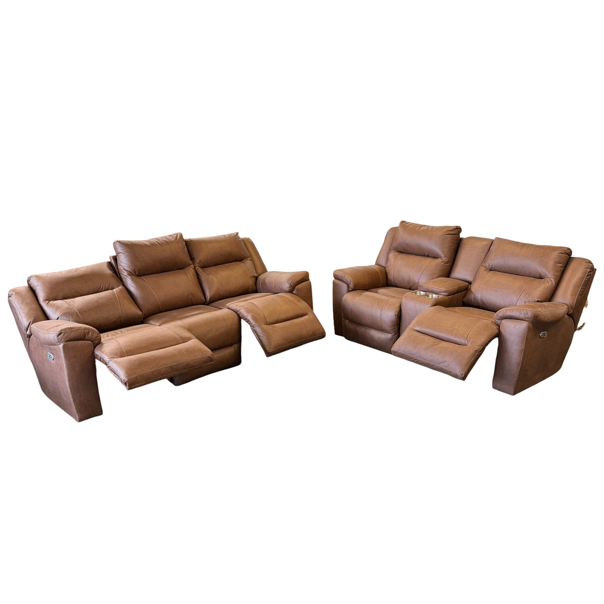Leather Sofa and Loveseat Recliner