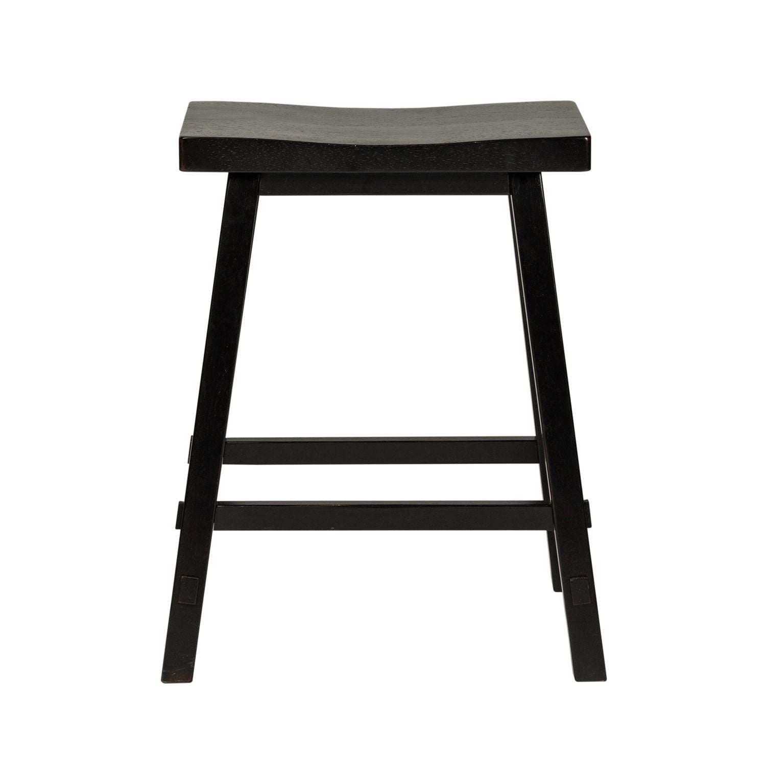 24 Inch Sawhorse Counter Stool - Black (RTA)