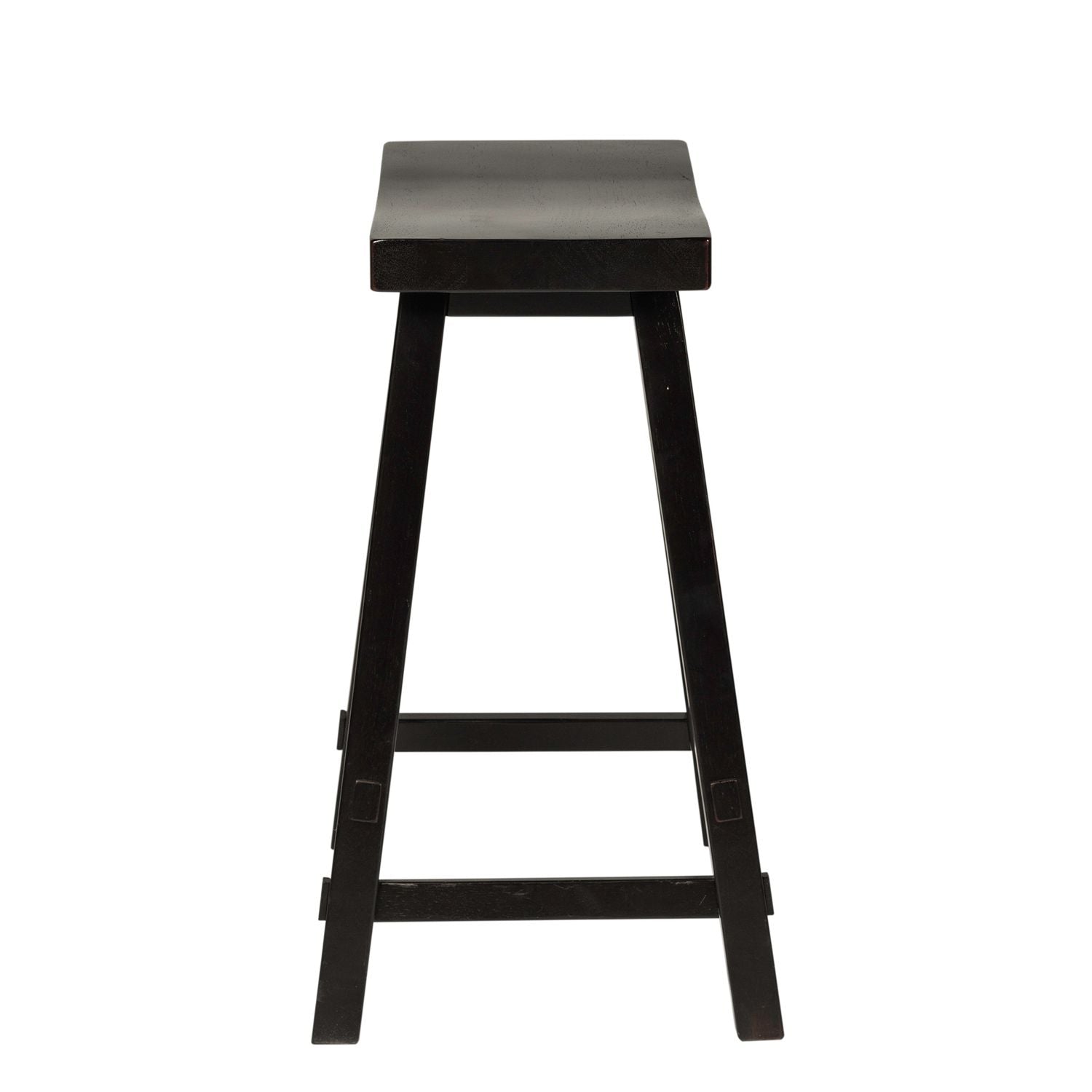 24 Inch Sawhorse Counter Stool - Black (RTA)