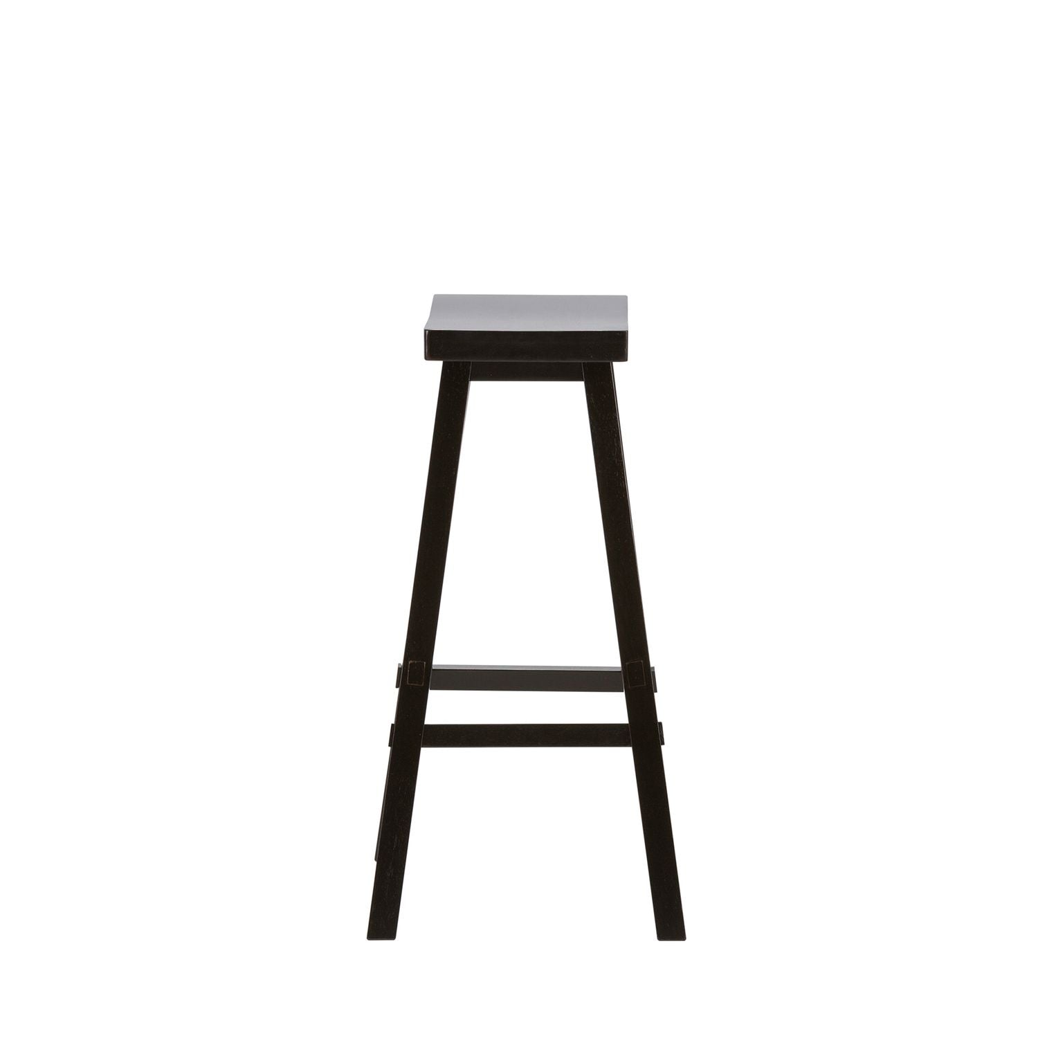 30 Inch Sawhorse Barstool - Black (RTA)