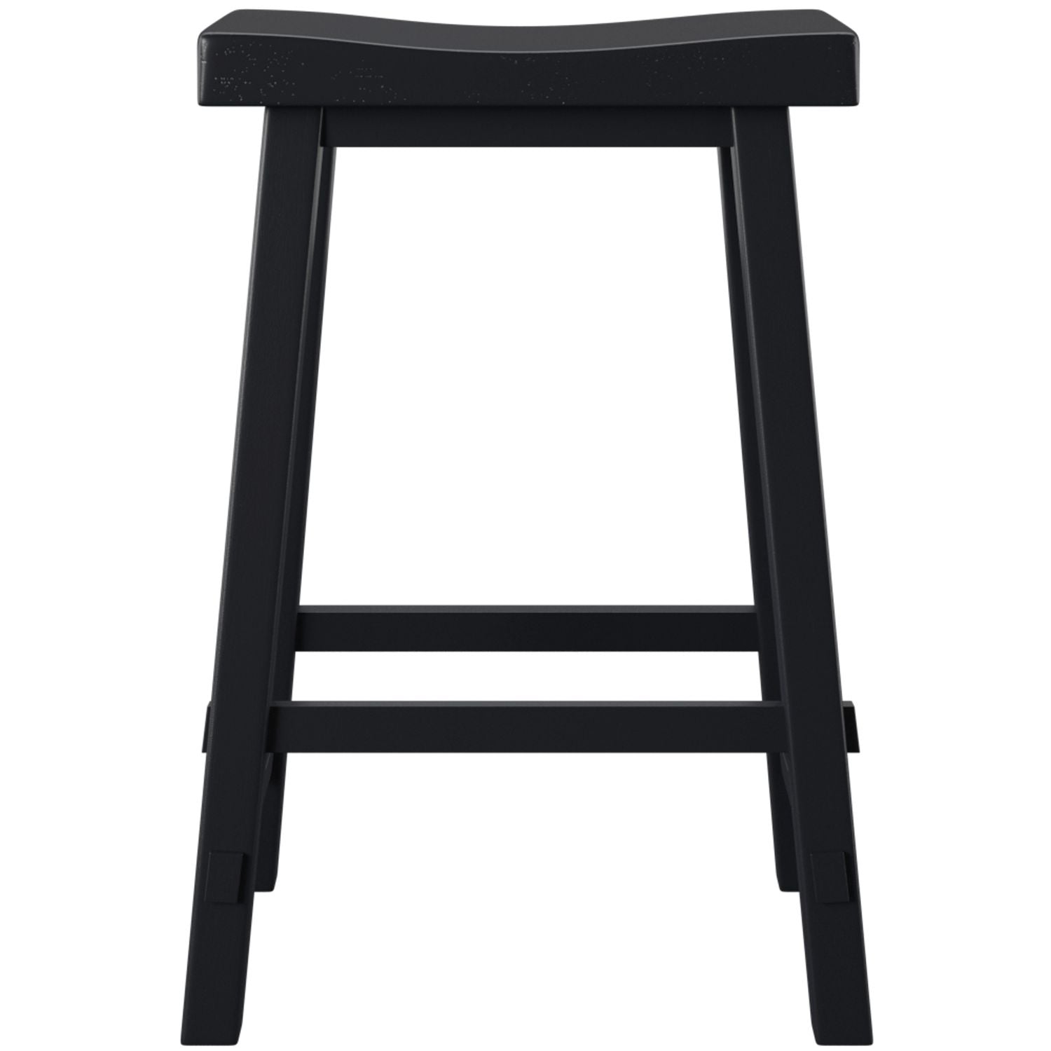 30 Inch Sawhorse Barstool - Black (RTA)