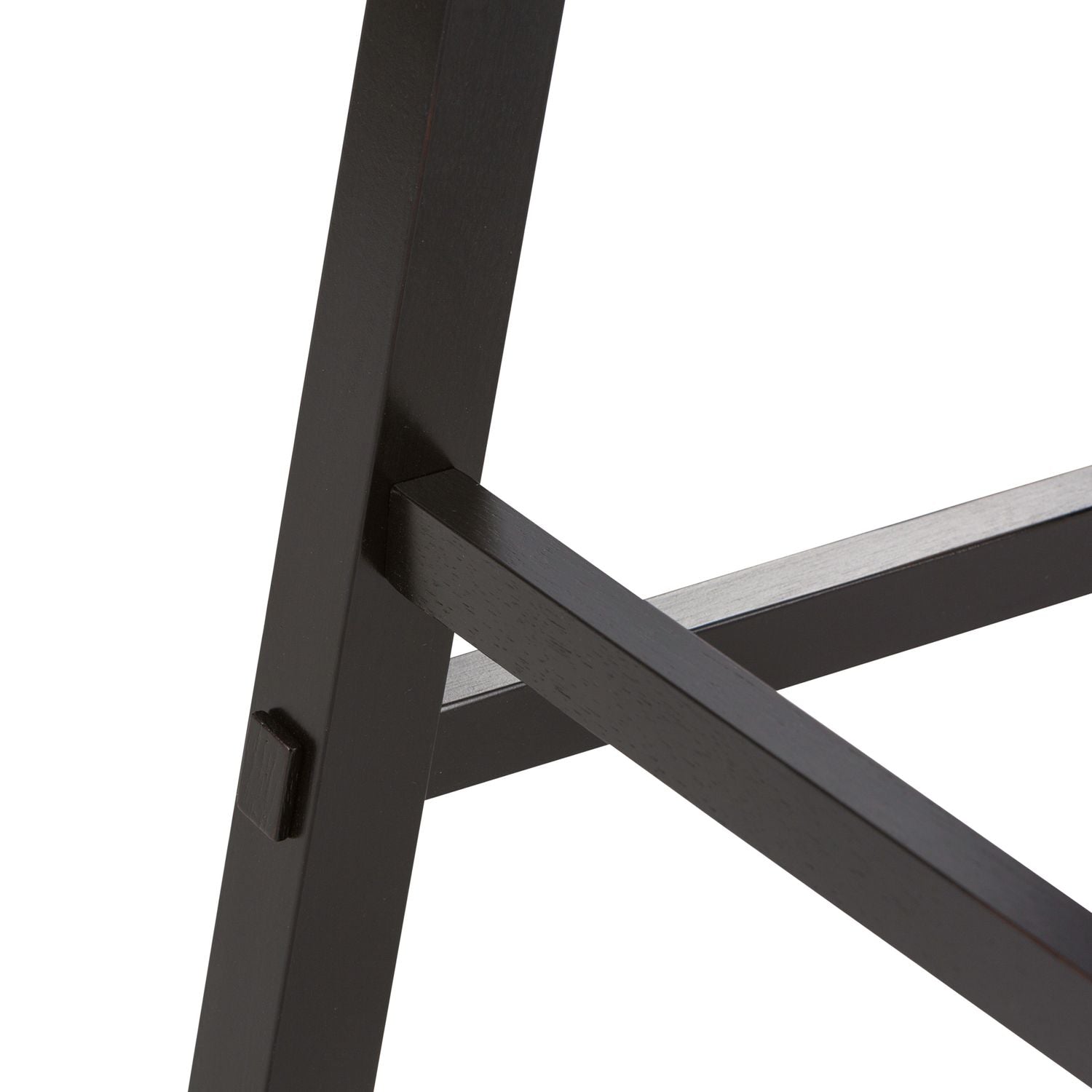 30 Inch Sawhorse Barstool - Black (RTA)