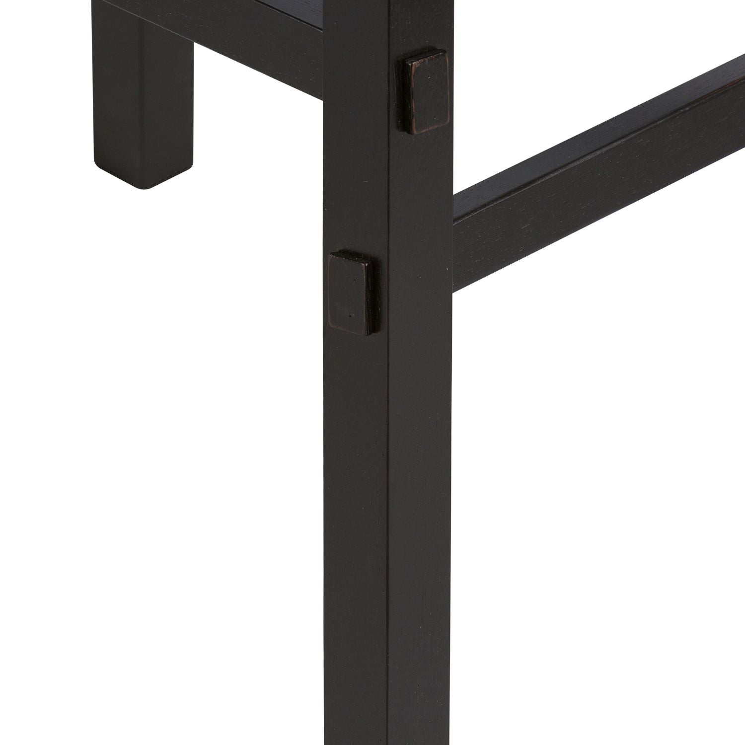30 Inch Sawhorse Barstool - Black (RTA)