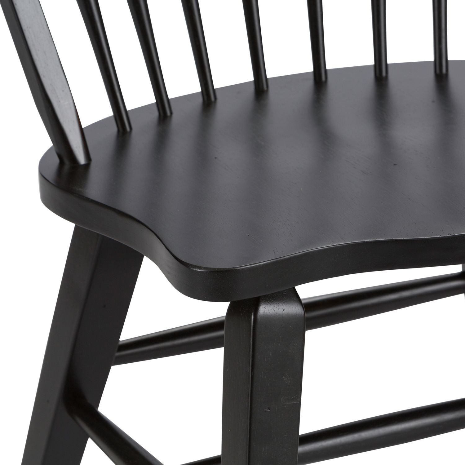 Windsor Back Side Chair - Black