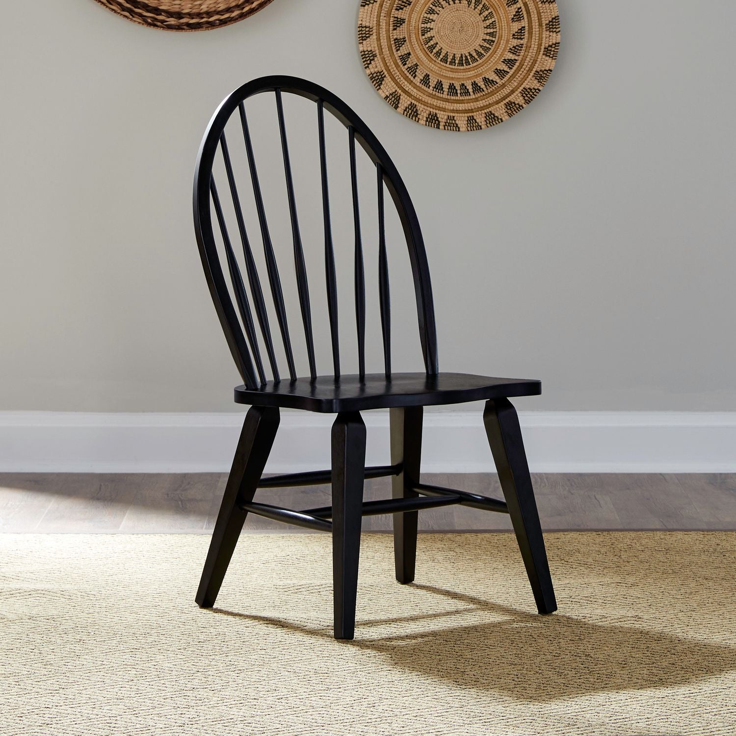 Windsor Back Side Chair - Black