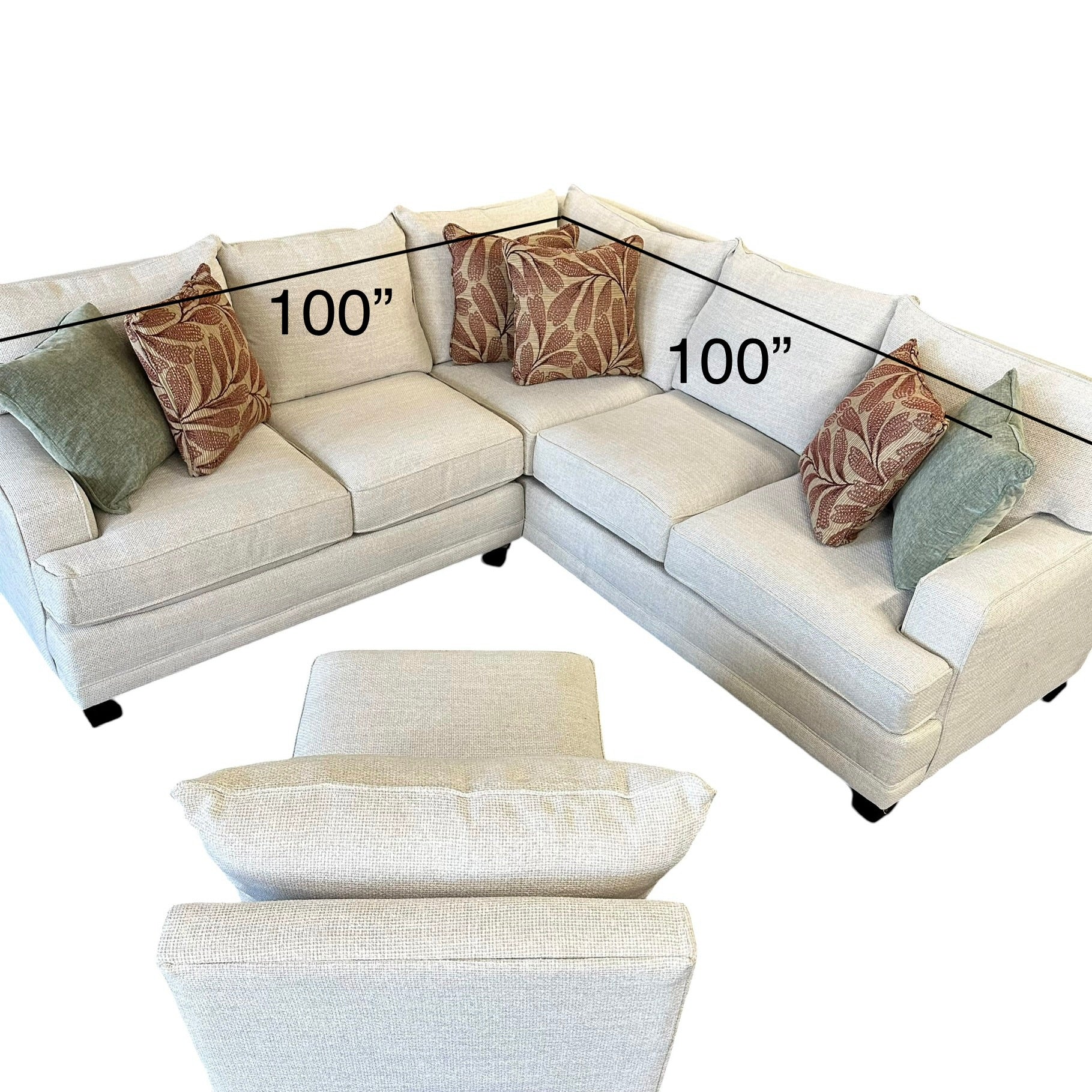 Kennedy Corner Sectional with Extra Armless Piece