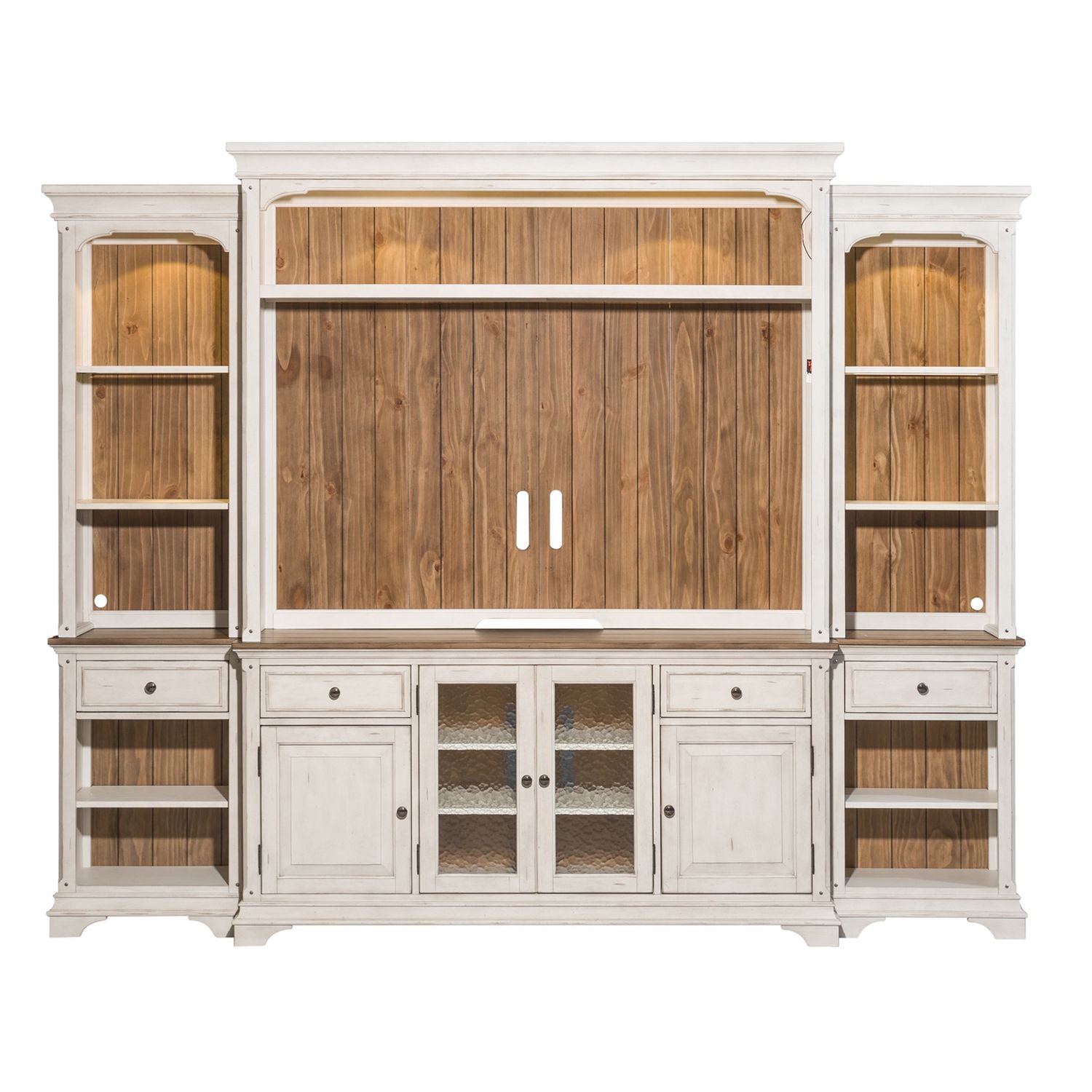 Entertainment Center with Piers