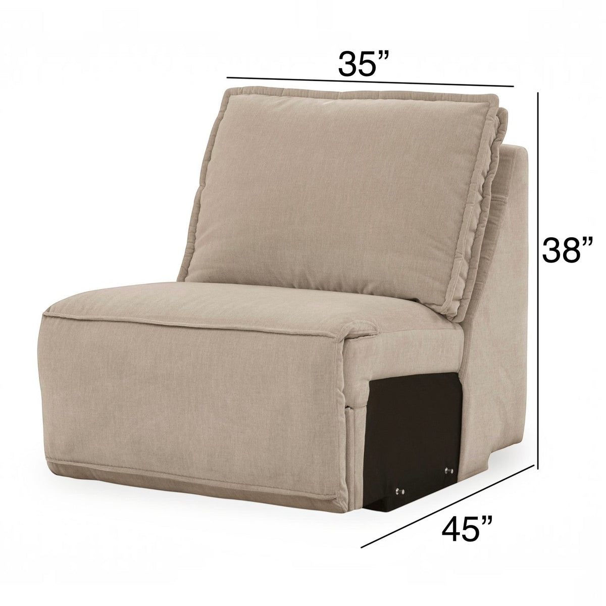 Capri Armless Chair