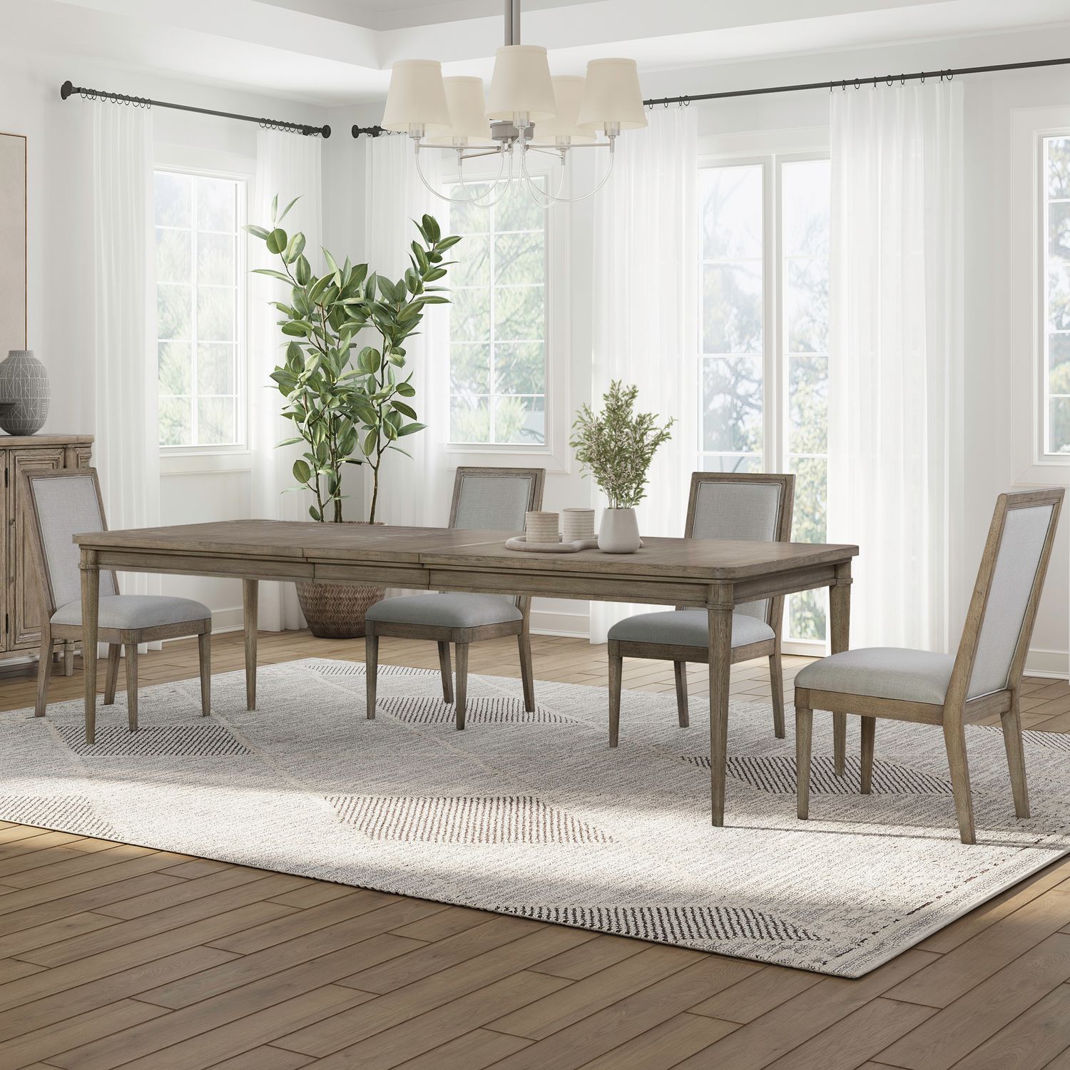 5 Piece Rectangular Table Set
