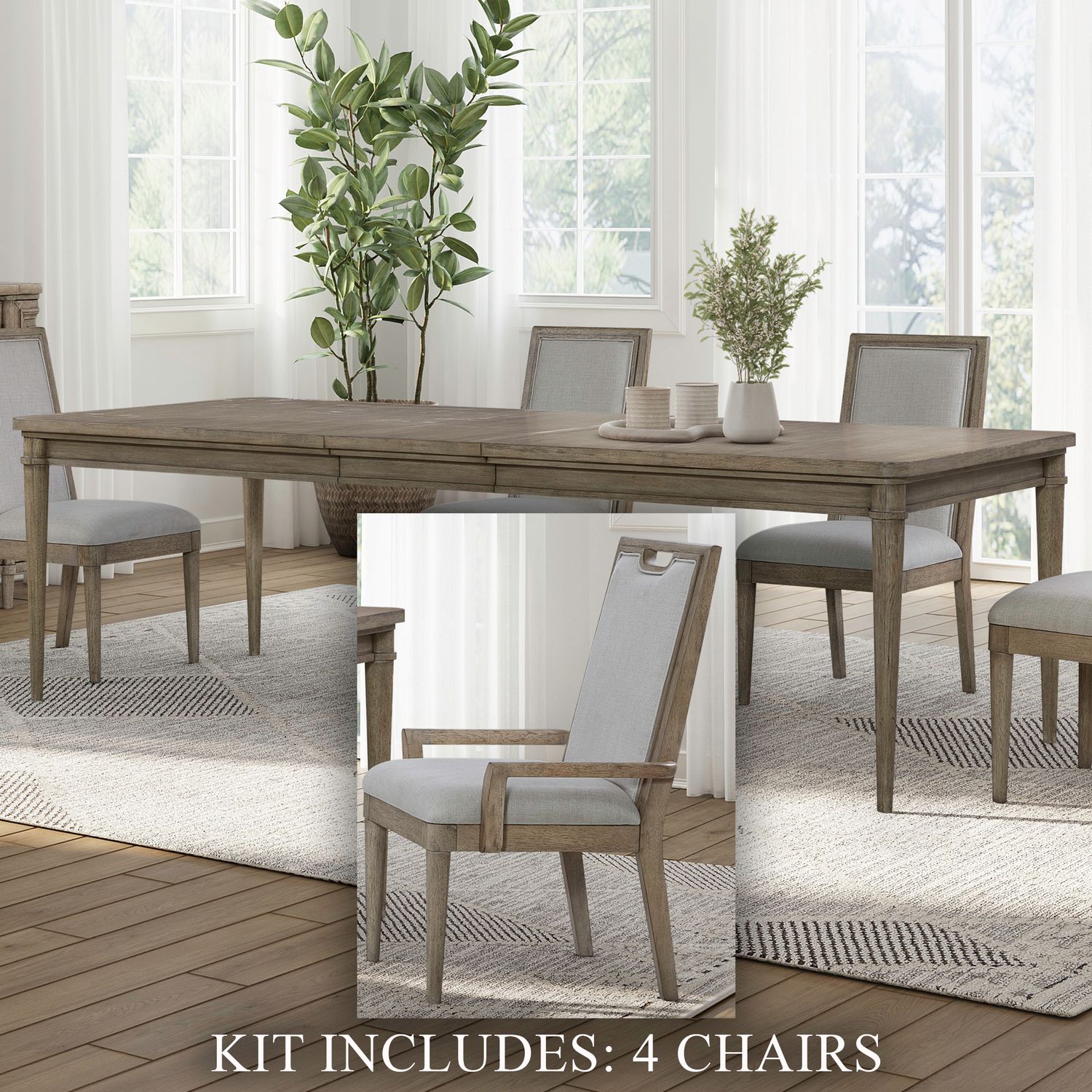 Opt 5 Piece Rectangular Table Set