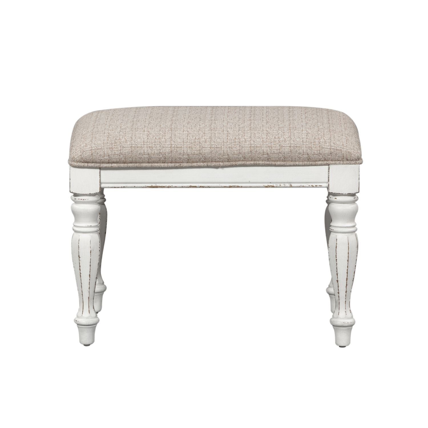 Magnolia Manor - Accent Bench - Antique White