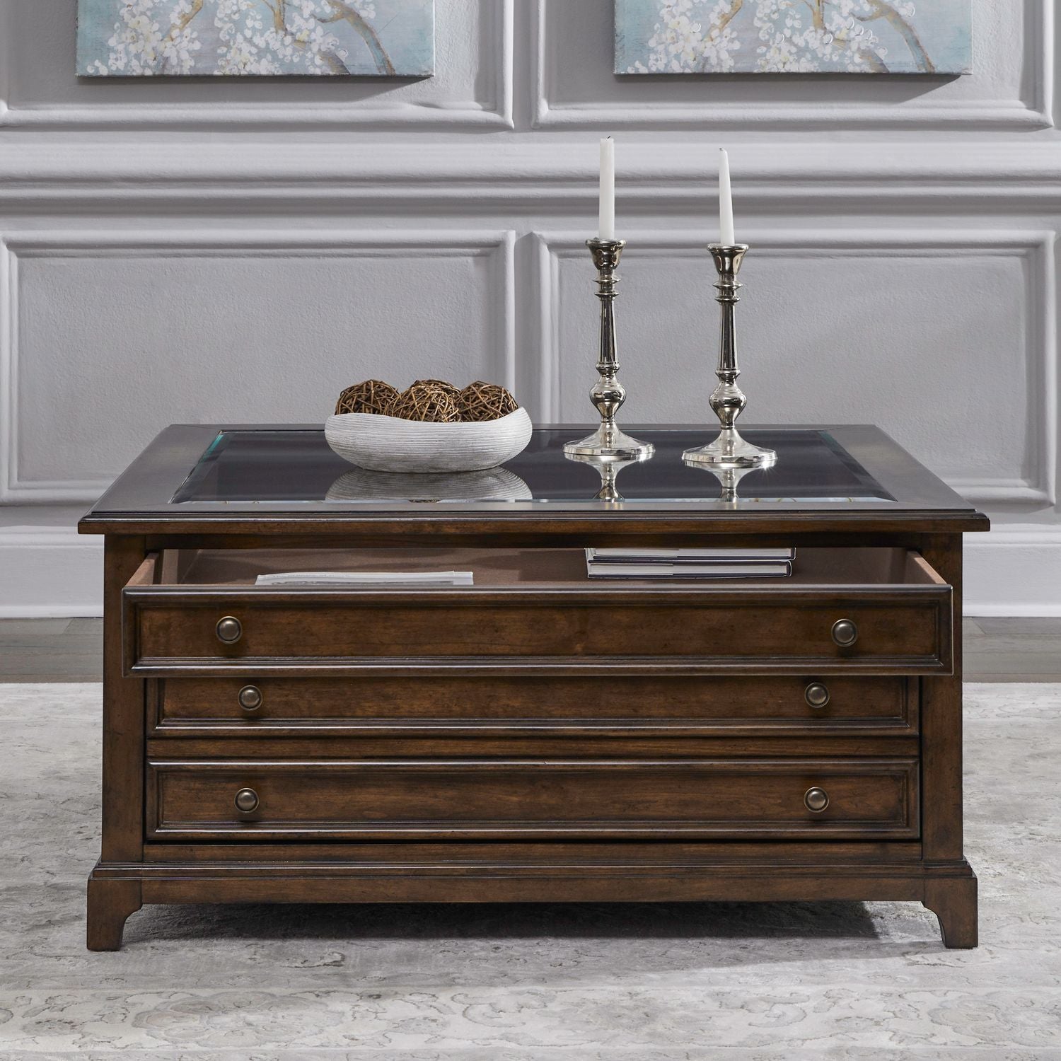 Square Collector Cocktail Table