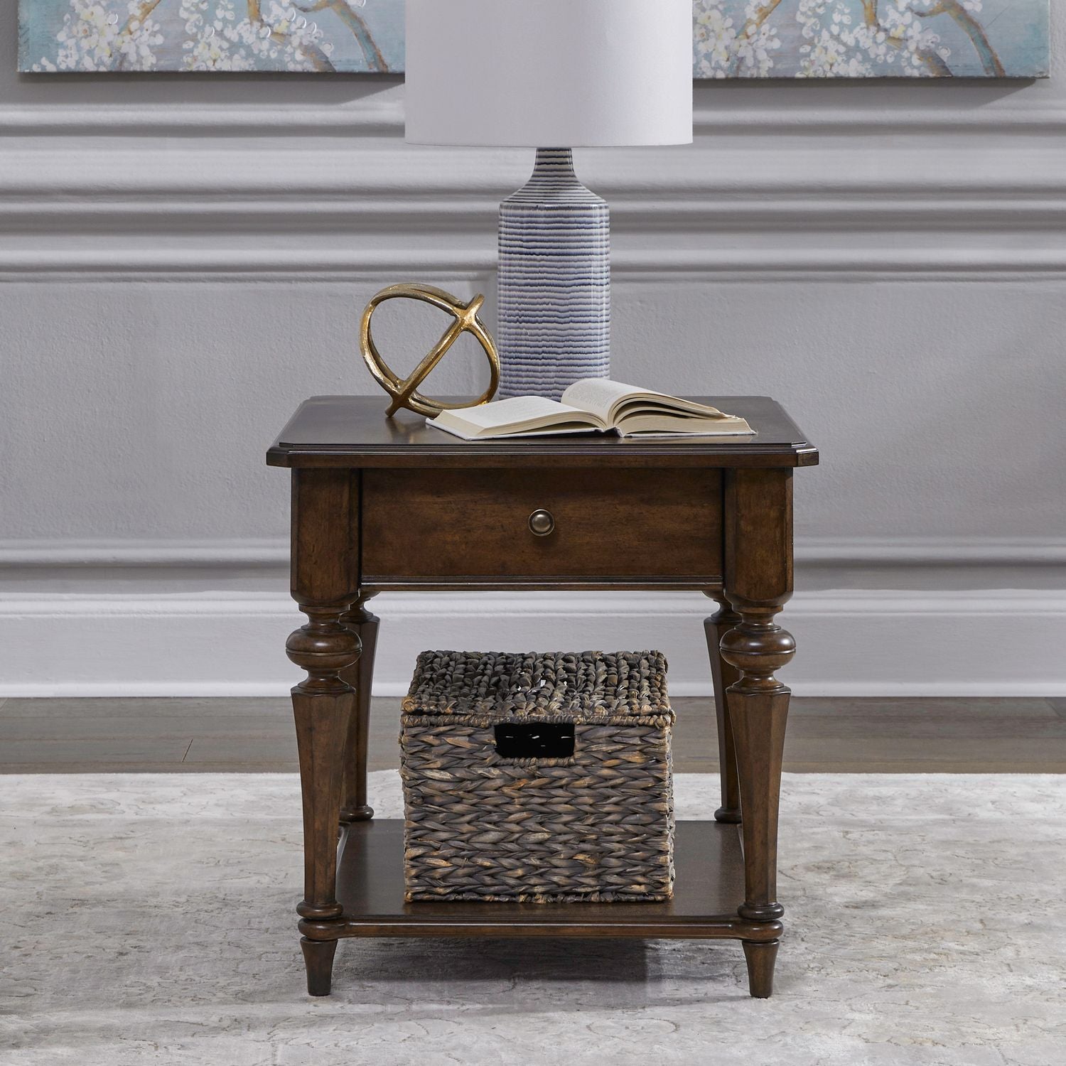Drawer End Table