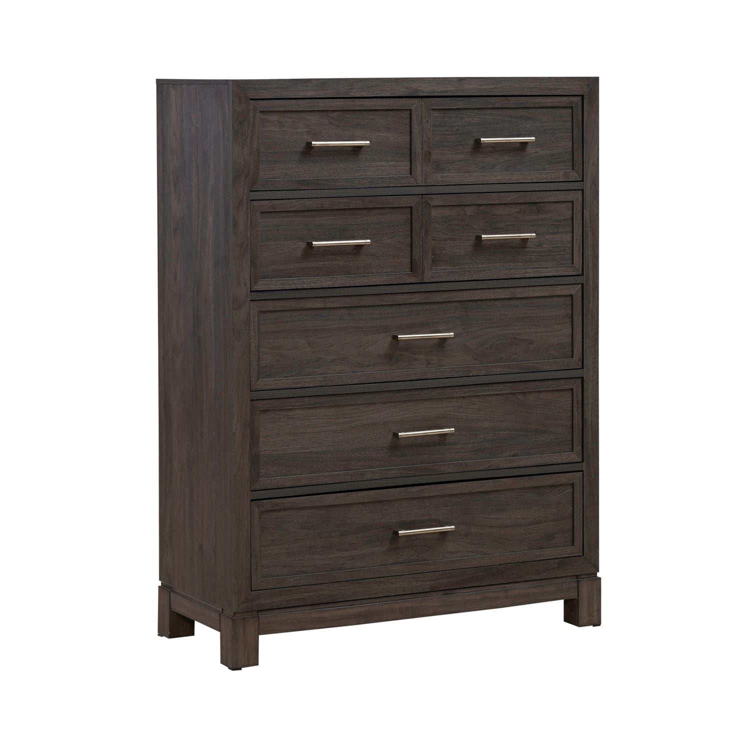 Modern Edge - 5 Drawer Chest - Caffe