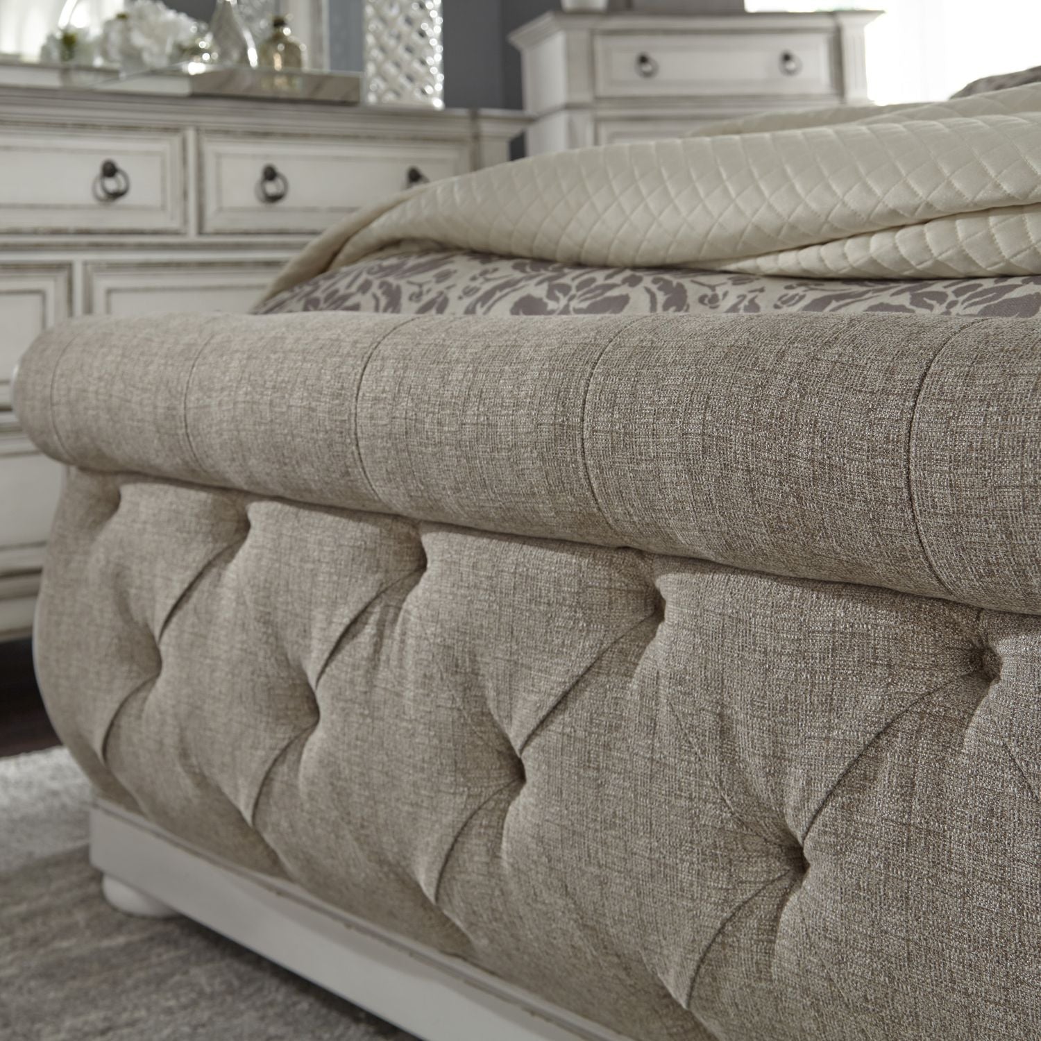 King California Sleigh Bed