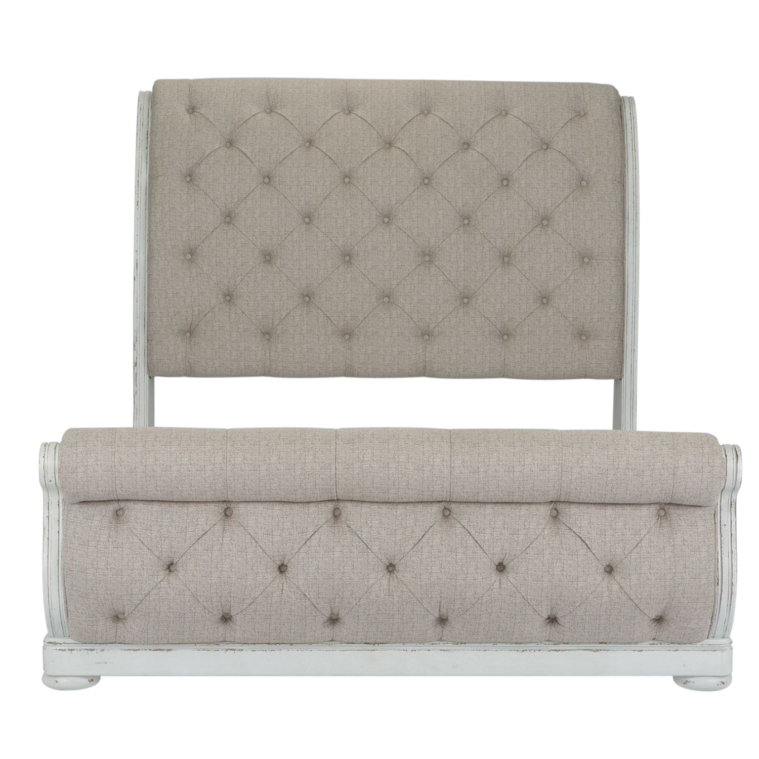 King California Sleigh Bed, Dresser & Mirror, Night Stand