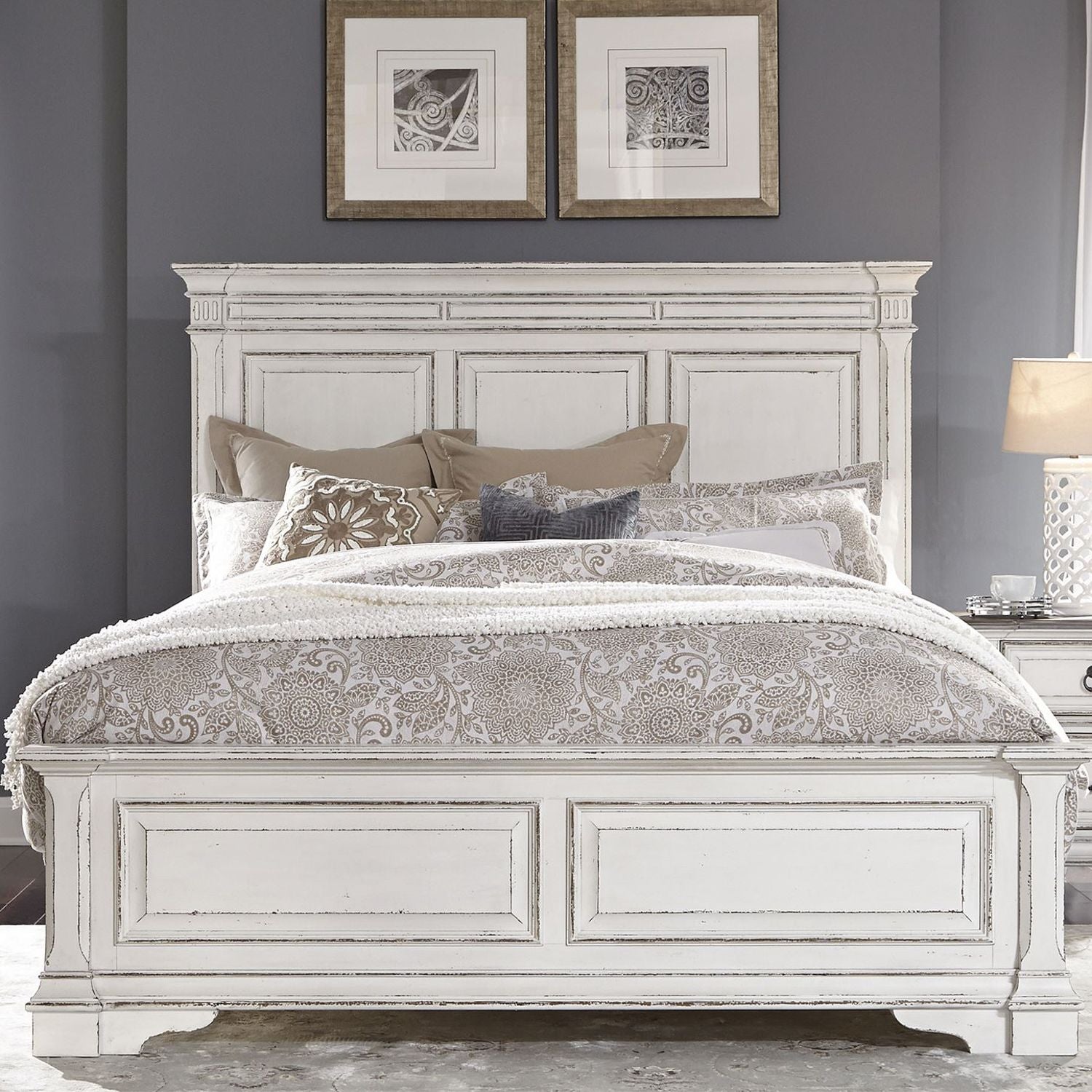King Panel Bed