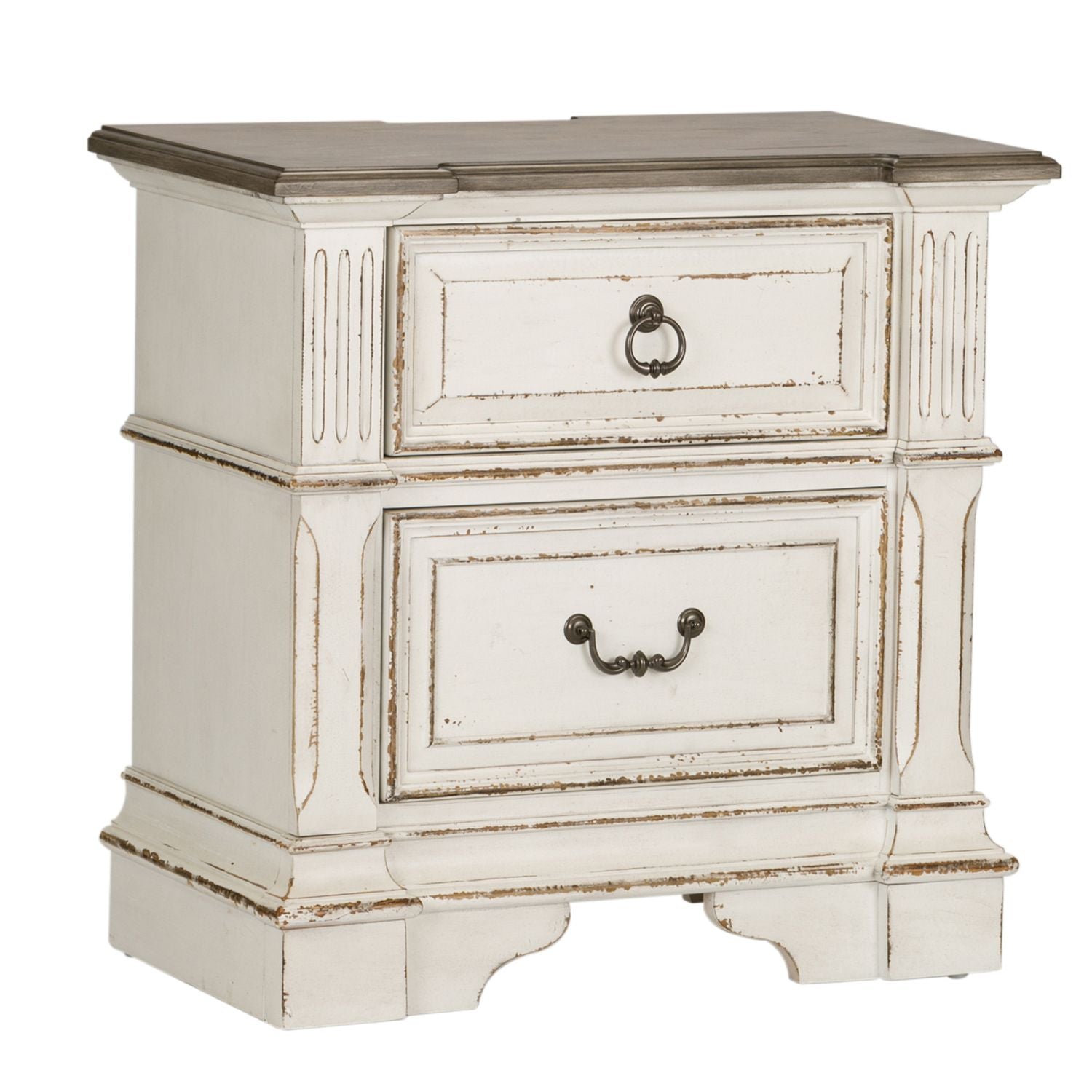 King Uph Sleigh Bed, Dresser & Mirror, Chest, Night Stand