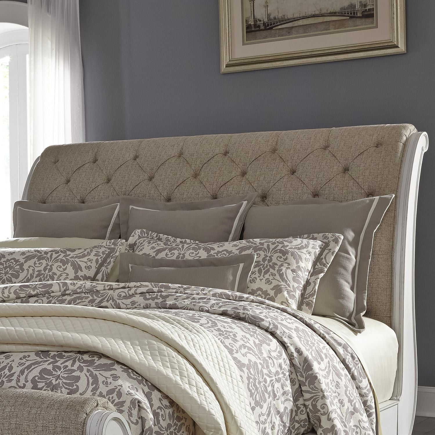 Queen Uph Sleigh Headboard