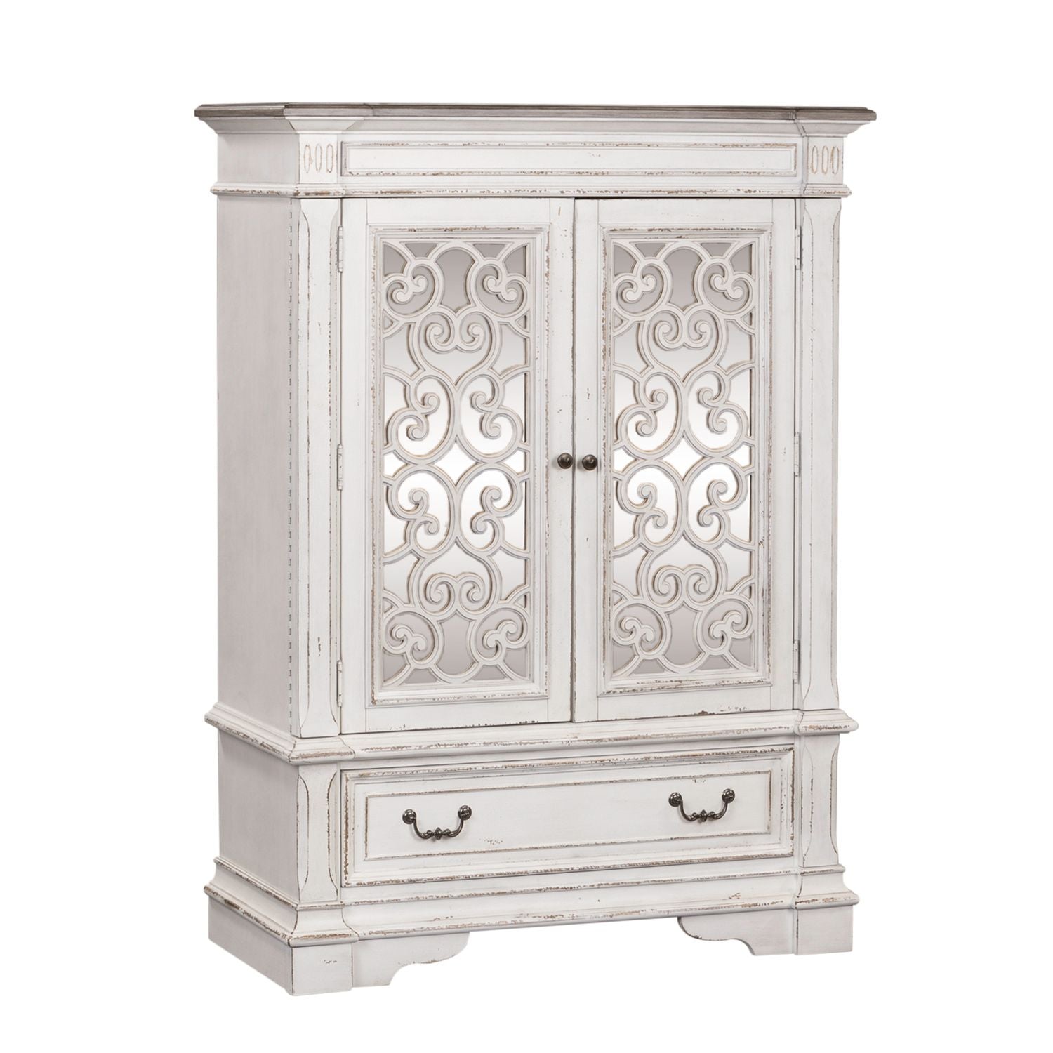 Mirrored Door Chest