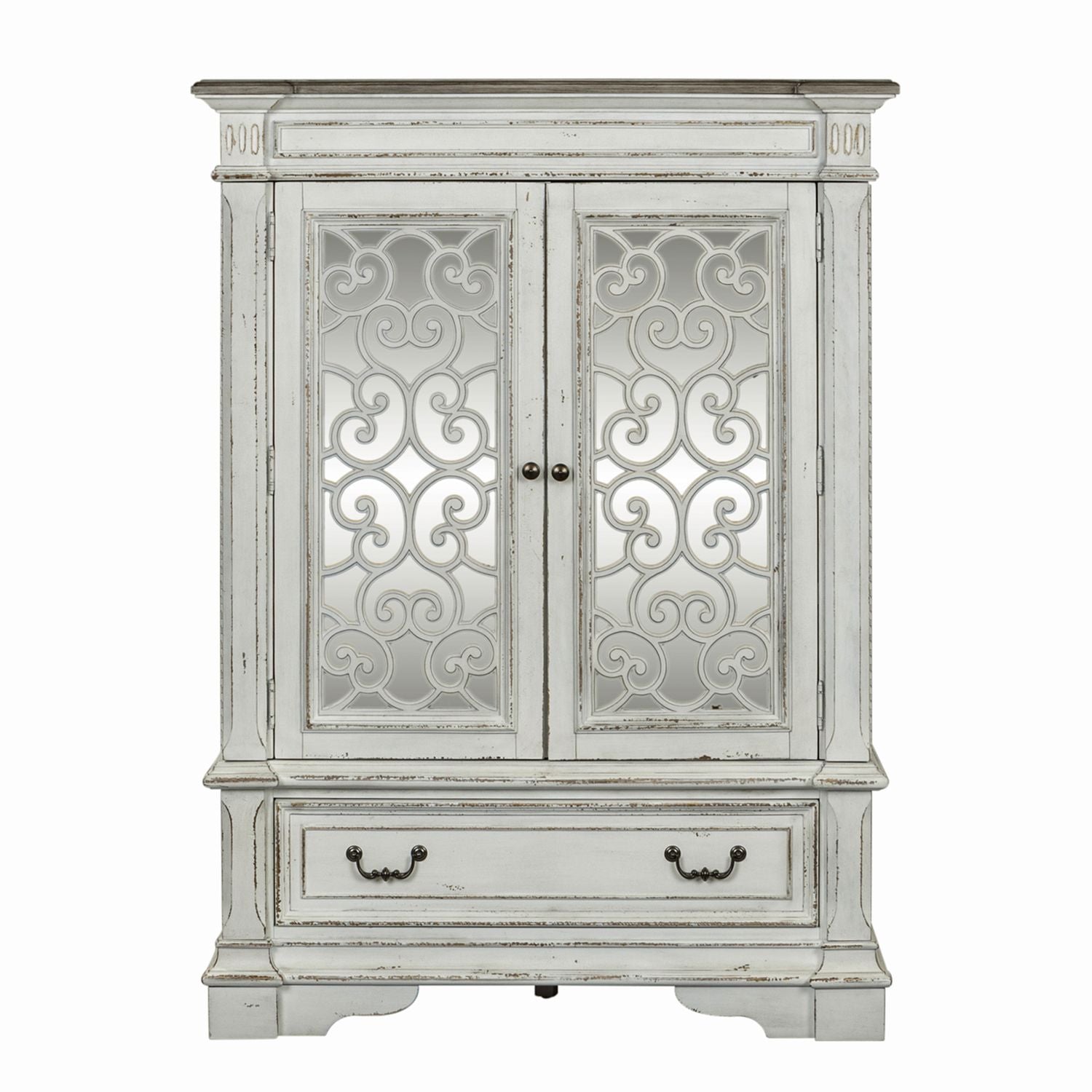 Mirrored Door Chest