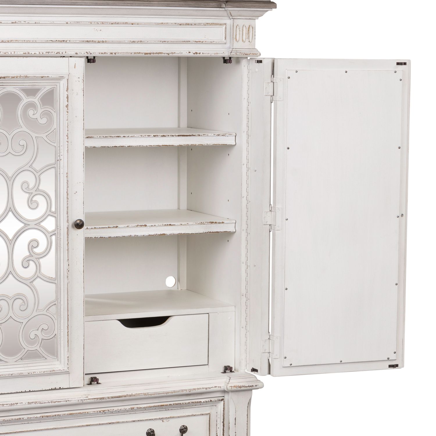 Mirrored Door Chest