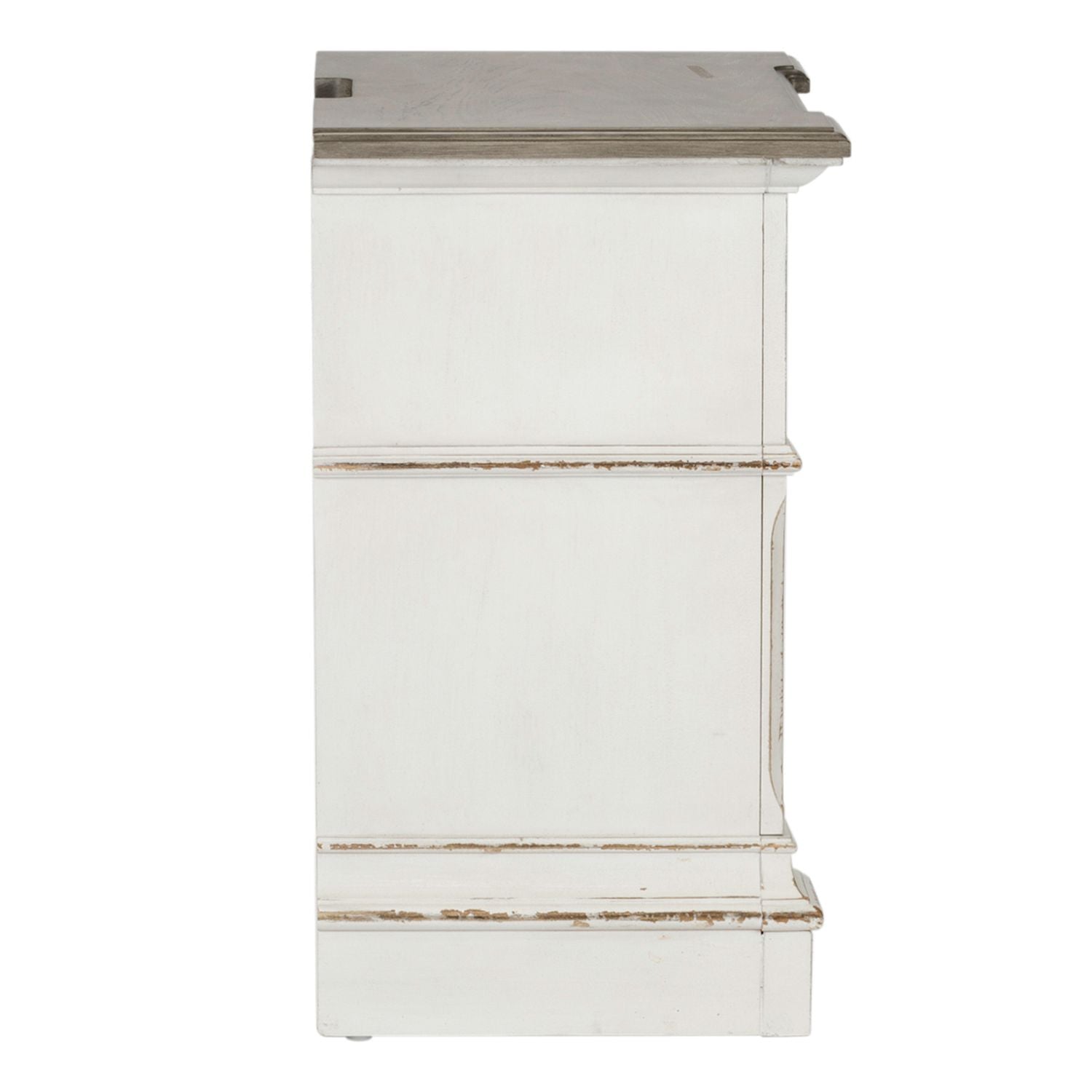 2 Drawer Night Stand w/ Charging Station