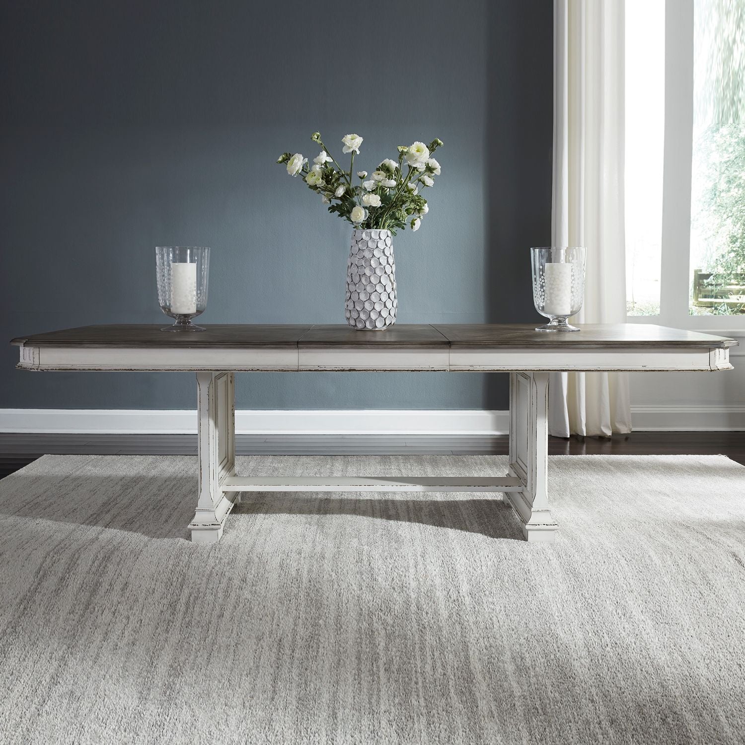 5 Piece Trestle Table Set