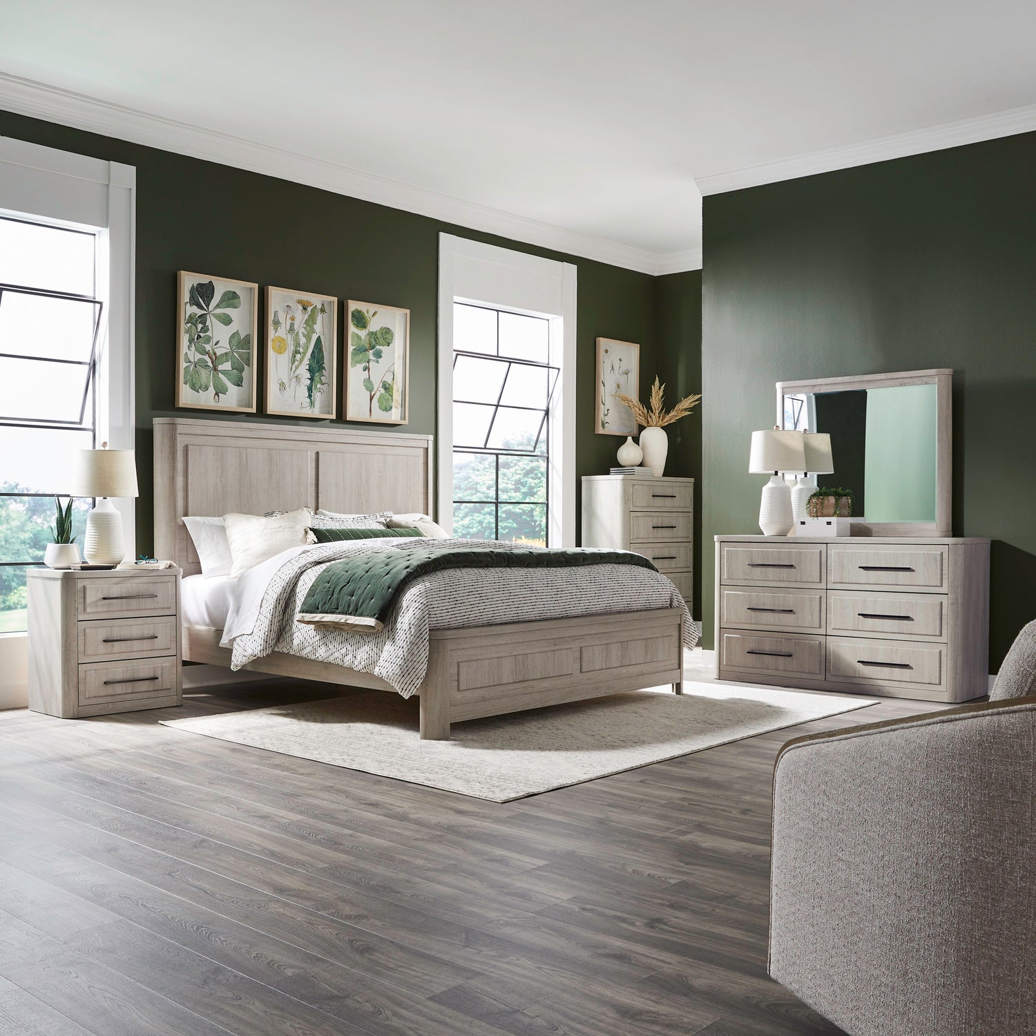 Modern Play 5-Piece Panel Bedroom Set