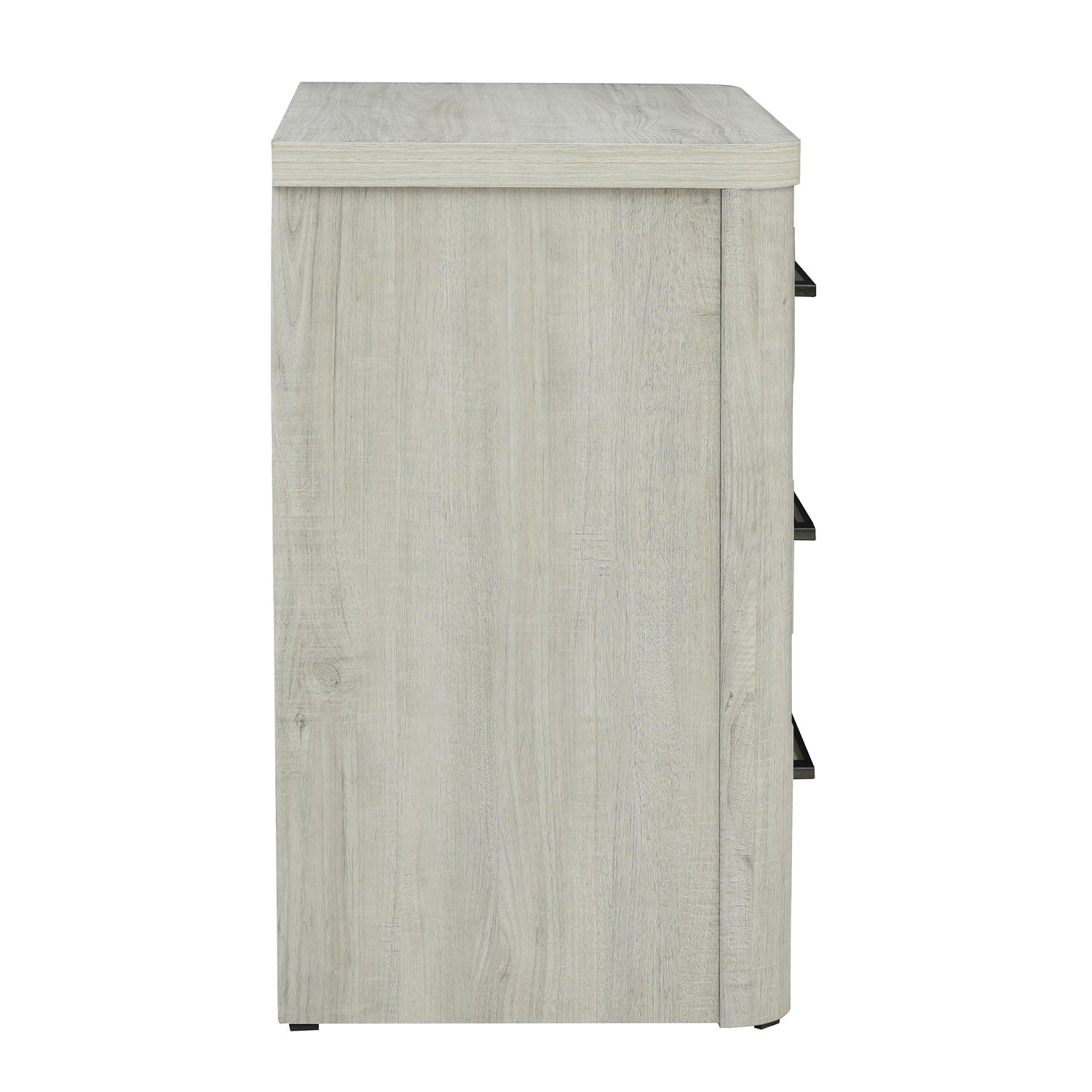 Modern Play 3 Drawer Nightstand with Charging Station