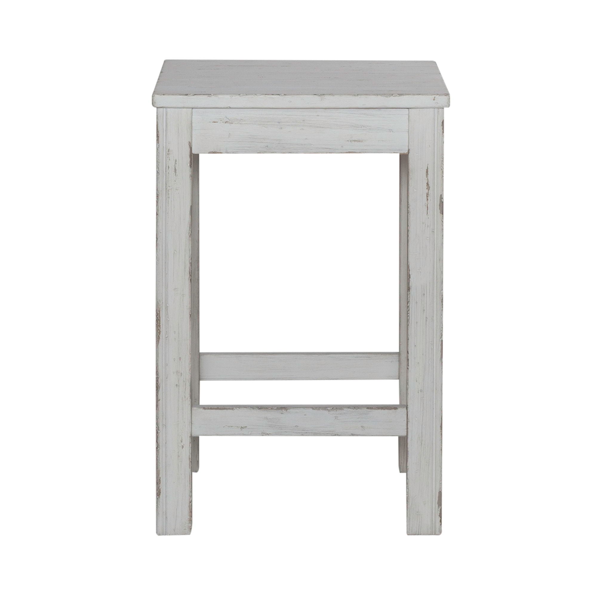 River Place - Console Stool - Riverstone White & Tobacco