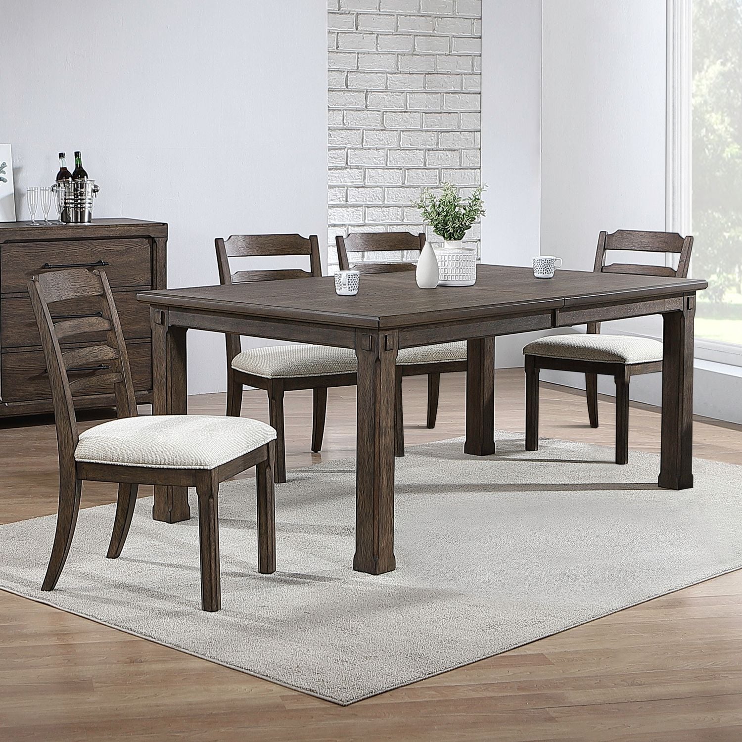 5 Piece Rectangular Table Set